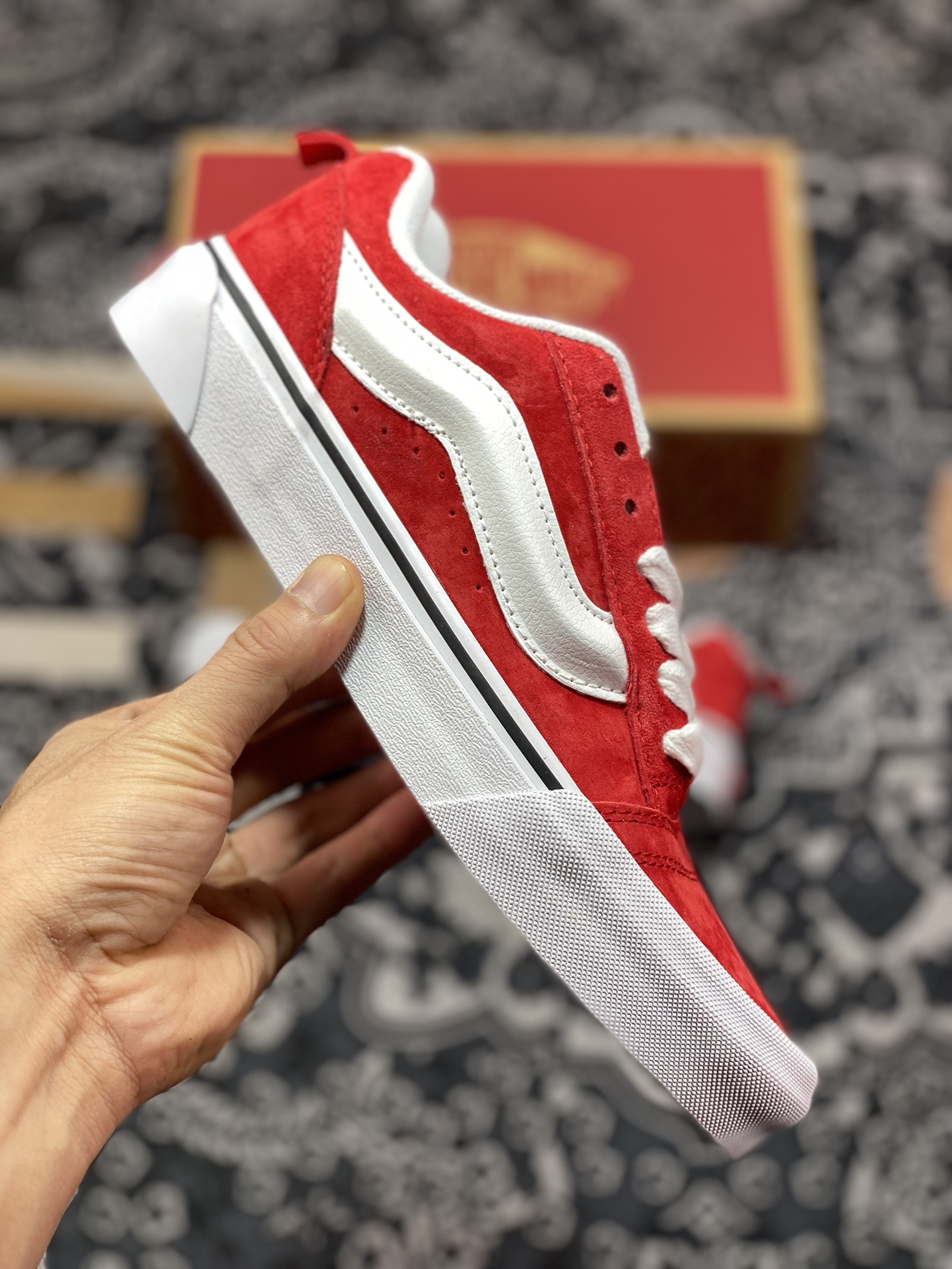 170  Vans Classics Knu Skool 面包鞋 2023肥胖版 经典红色面包鞋