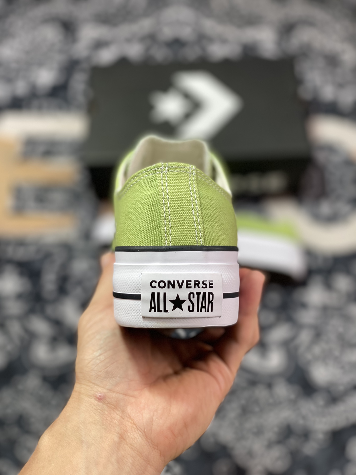 120  Converse All Star Lift 抹茶绿 匡威官方 厚底增高帆布轻便休闲鞋