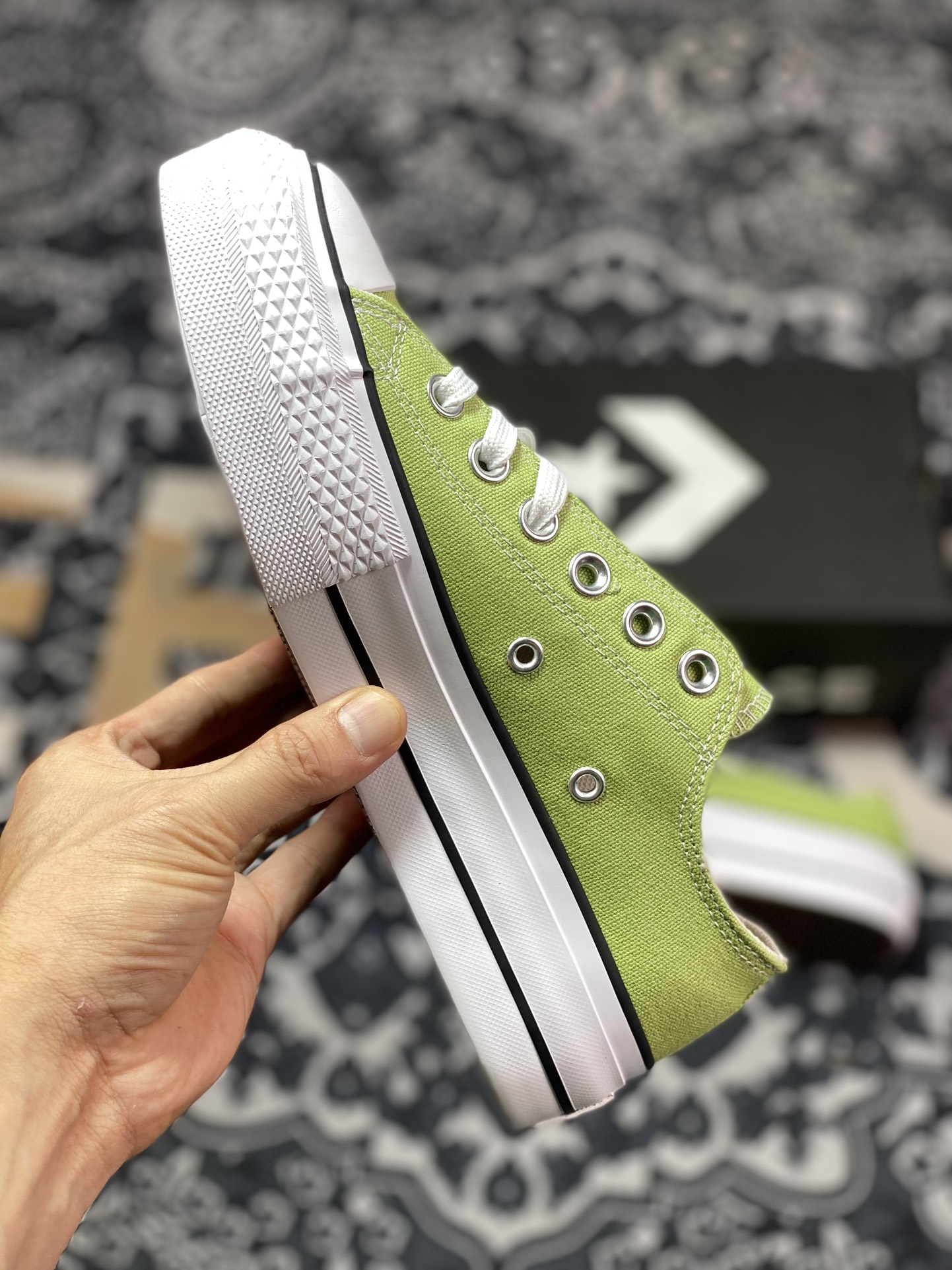 120  Converse All Star Lift 抹茶绿 匡威官方 厚底增高帆布轻便休闲鞋