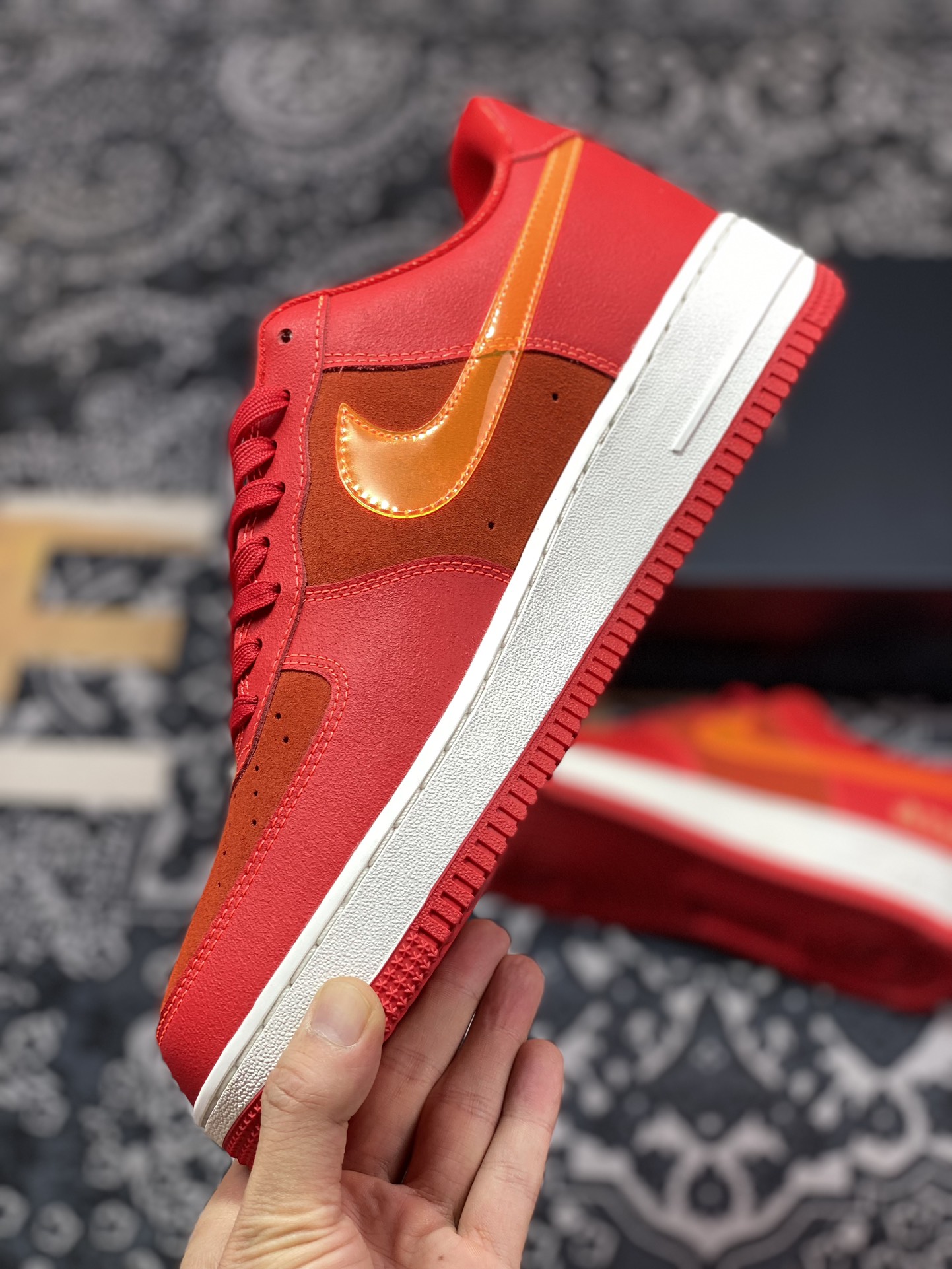 200  耐克Nike Air Force 1'07 Low"Atlanta"空军一号板鞋“亚特兰大红橙”FD8306-657