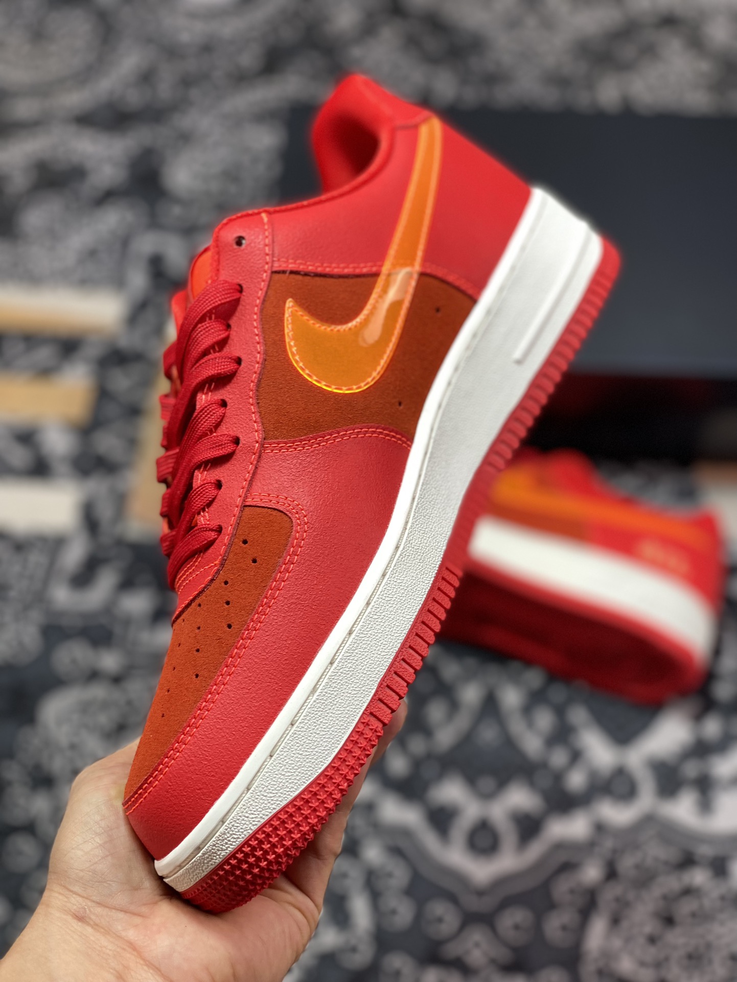 200  耐克Nike Air Force 1'07 Low"Atlanta"空军一号板鞋“亚特兰大红橙”FD8306-657