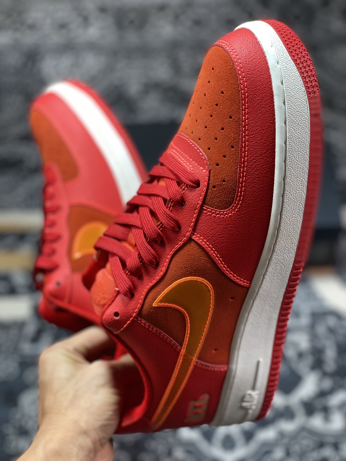 200  耐克Nike Air Force 1'07 Low"Atlanta"空军一号板鞋“亚特兰大红橙”FD8306-657