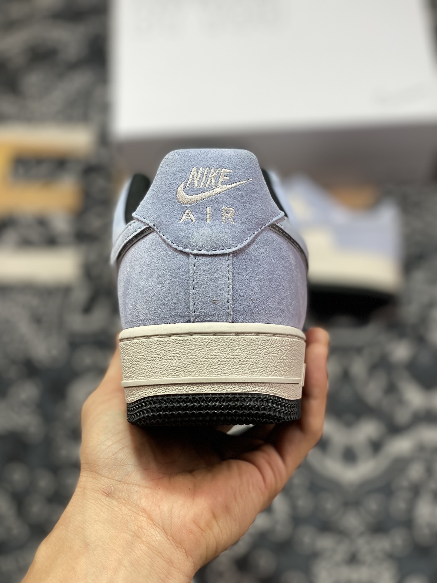 240  Air Force 1'07 Low Retro SP空军一号低帮经典百搭休闲运动板鞋“麂皮淡紫米白”