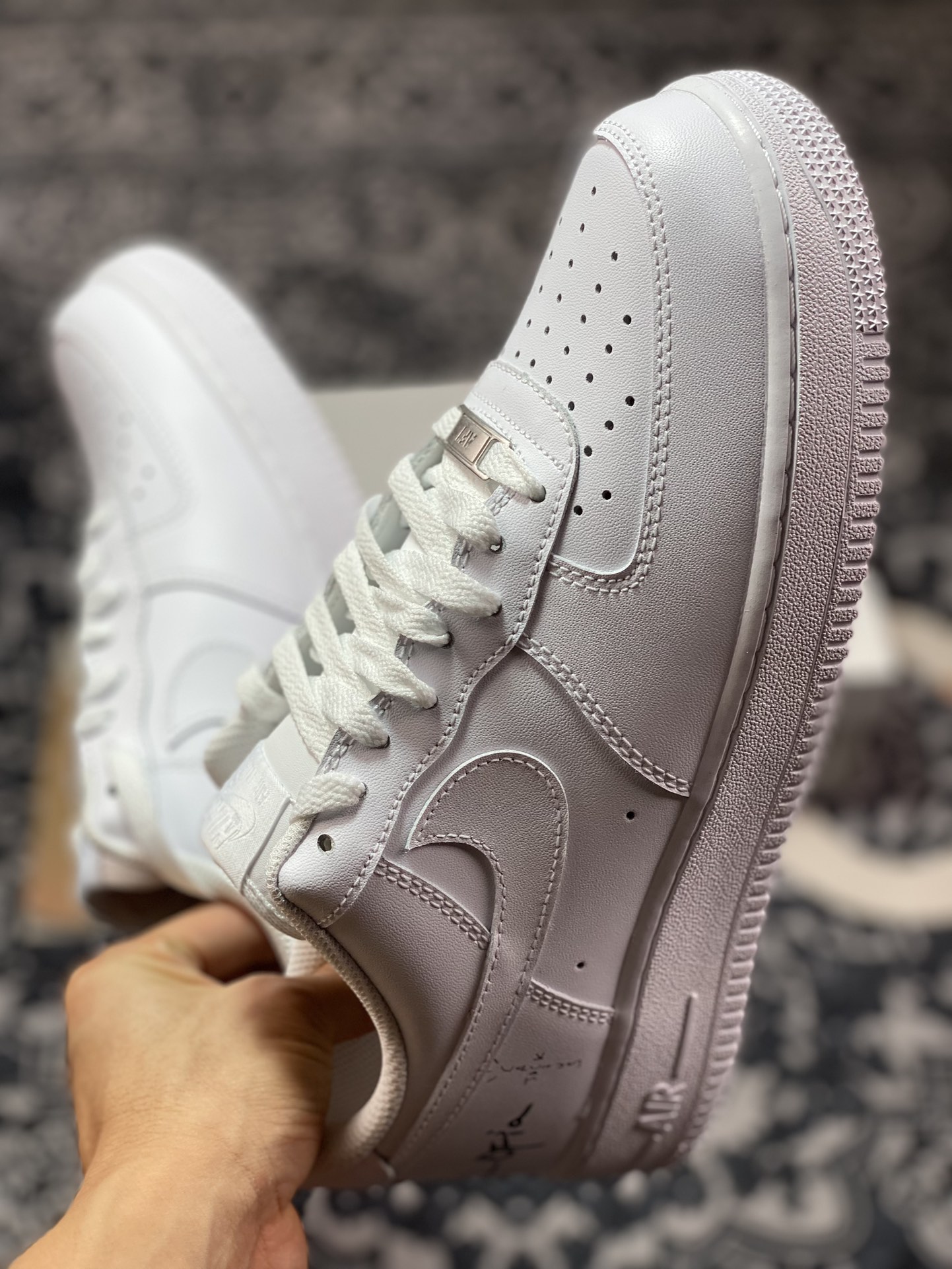 Travis Scott x Nike Air Force 1'07 Low”Utopia/Cactus Jack” Air Force One ”TS White and Black Utopia Limited” CW2288-111