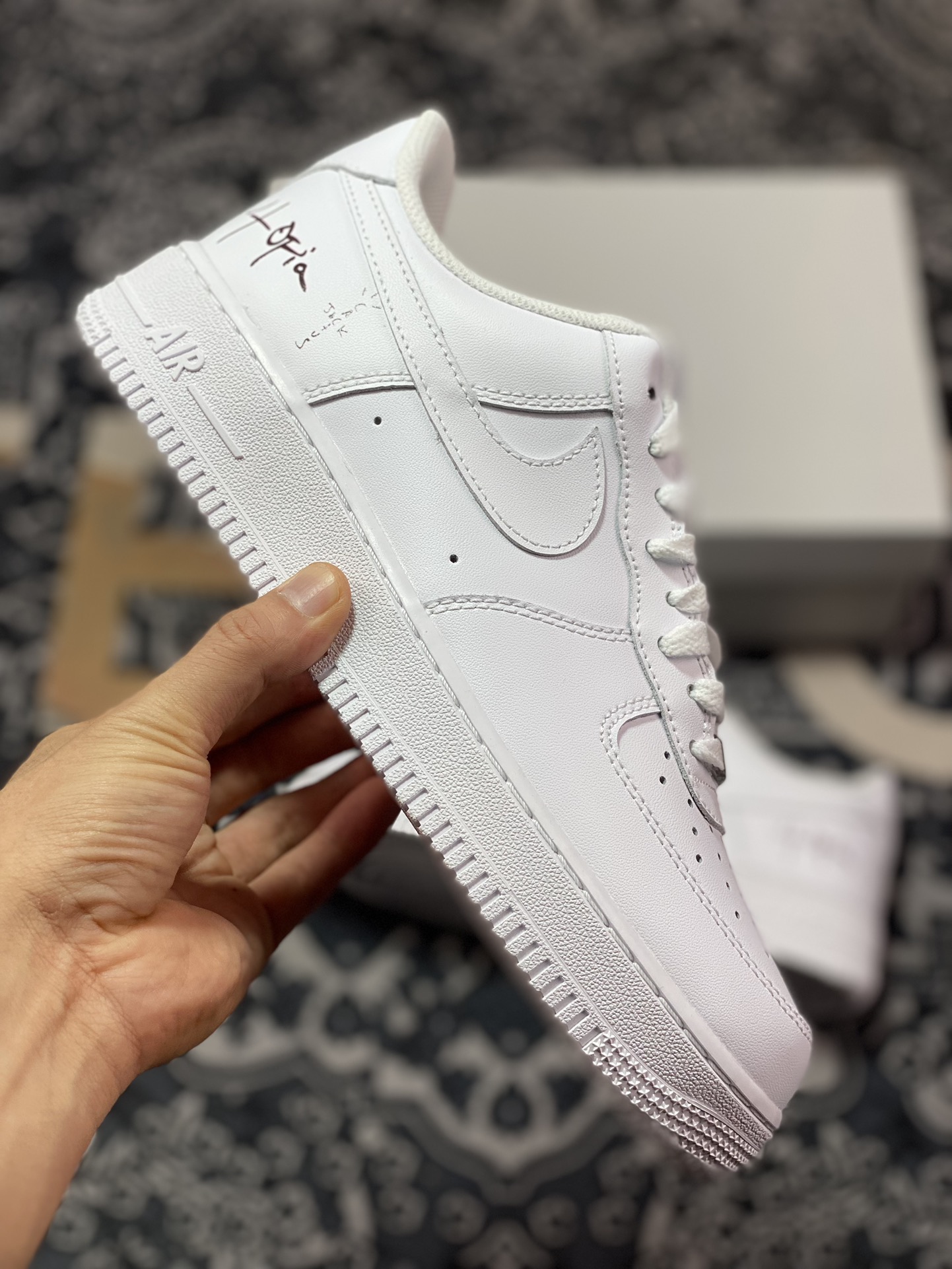 Travis Scott x Nike Air Force 1'07 Low”Utopia/Cactus Jack” Air Force One ”TS White and Black Utopia Limited” CW2288-111