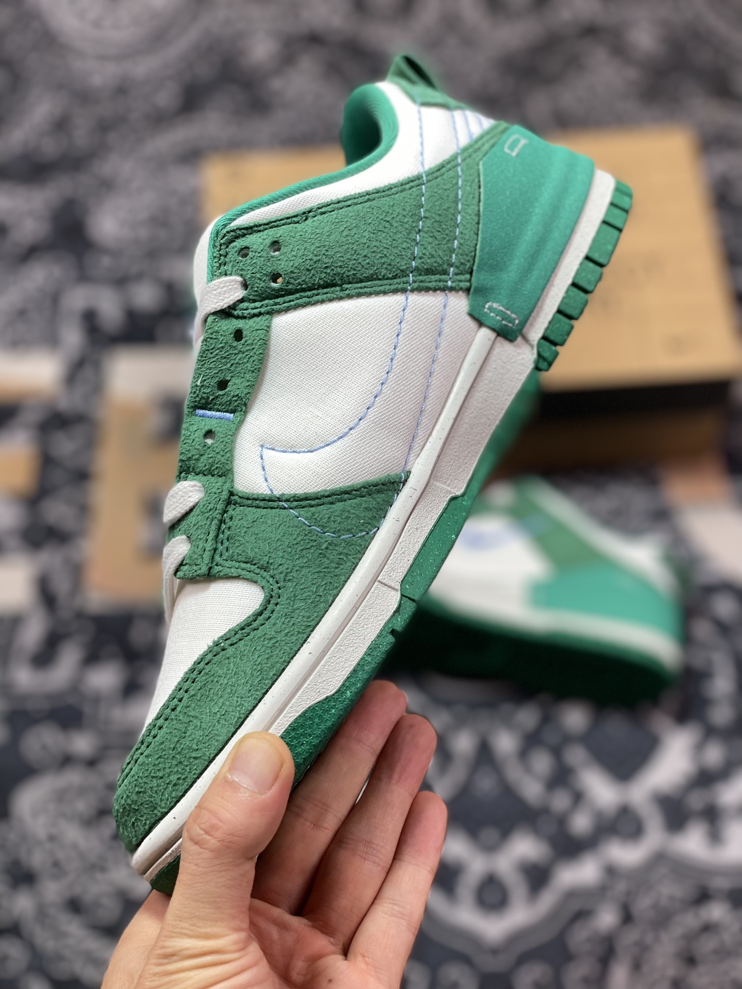 200 Nike  Dunk Low Disrupt 2白绿 DH4402-001