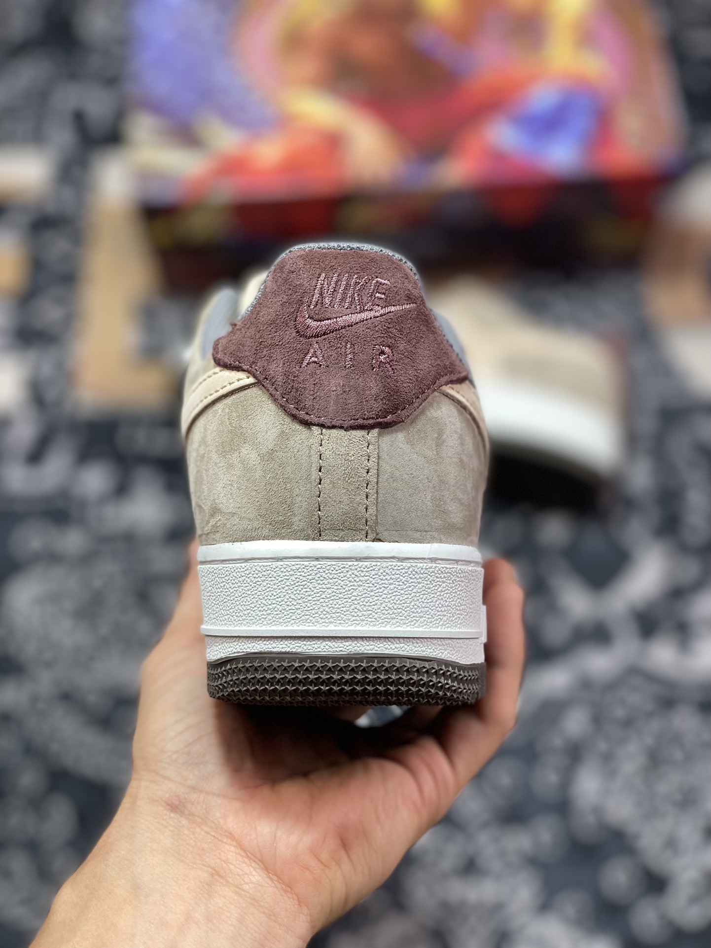 260 Air Force 1'07 Low Retro SP空军一号低帮经典板鞋“麂皮浅棕米黄酒红路飞”LF8989-222