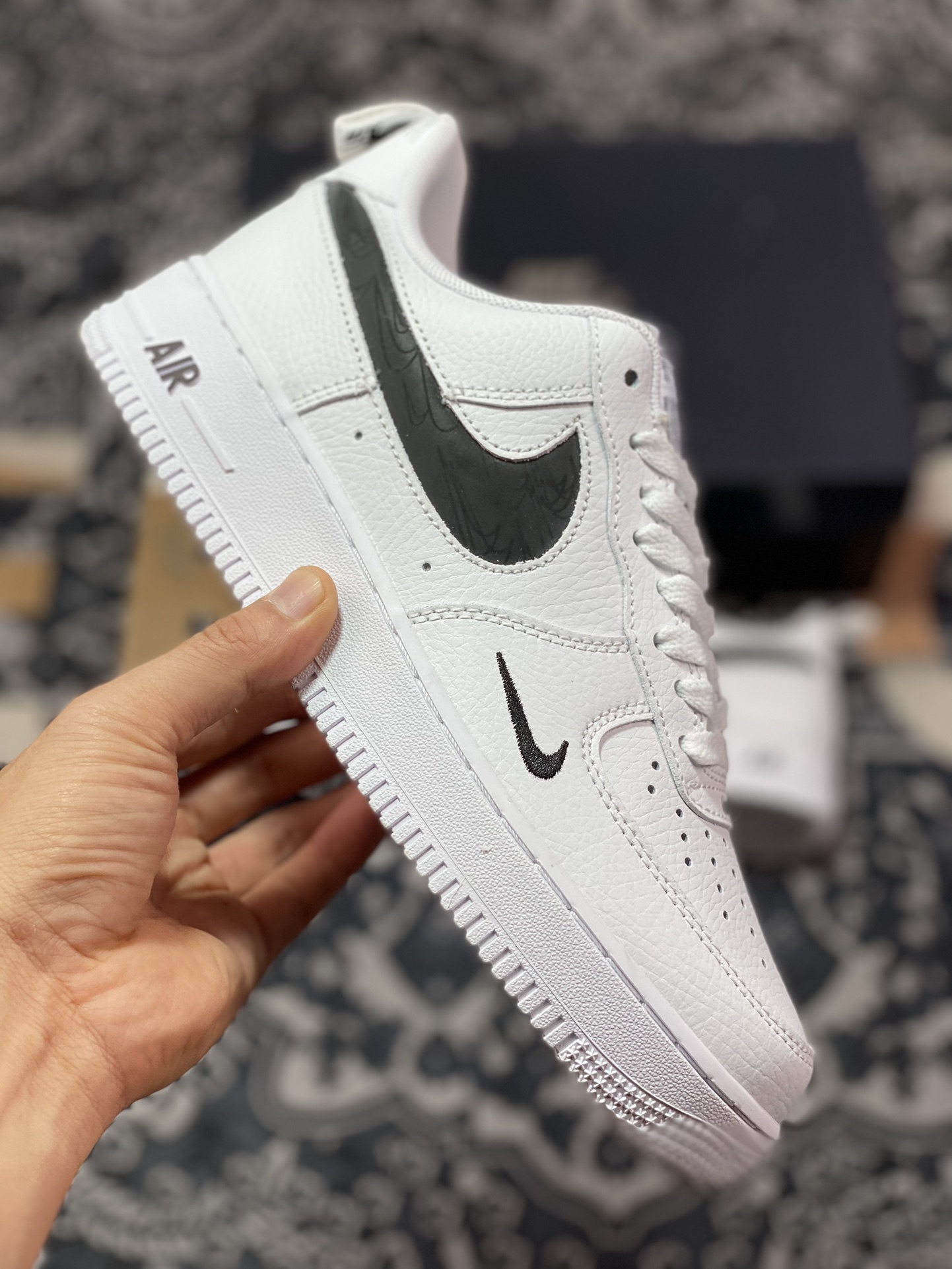 200 Air Force 1 '07 Low 白黑反光钩 FV1320-100