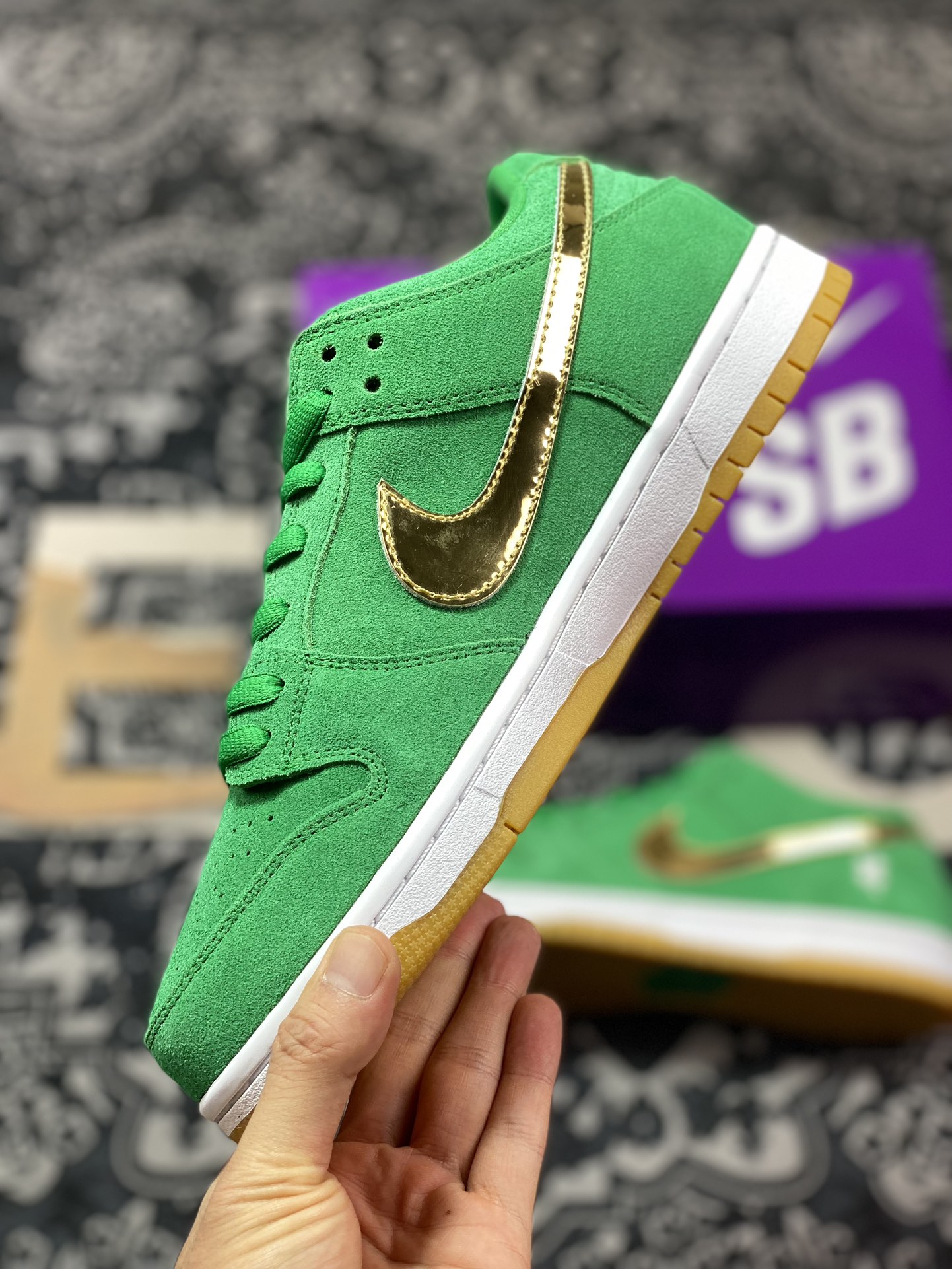 220 NIKE SB Dunk Low Pro ”St. Patrick’s Day” 圣帕特里克  BQ6817-303