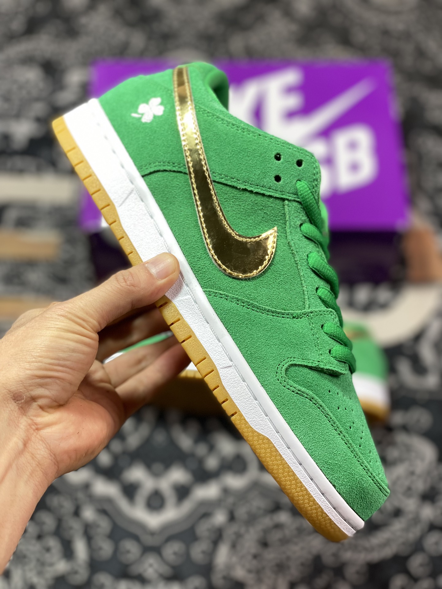 220 NIKE SB Dunk Low Pro ”St. Patrick’s Day” 圣帕特里克  BQ6817-303