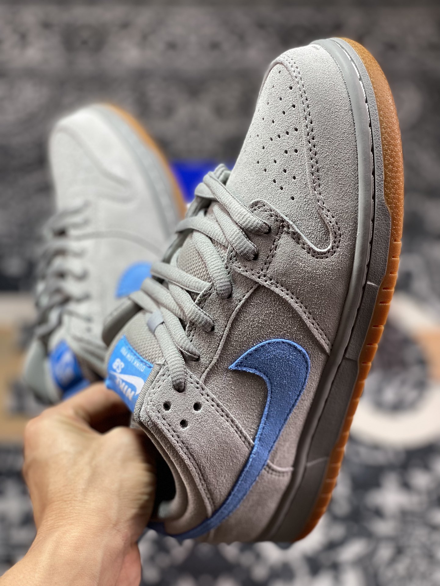 220 Nike  SB Dunk Low Pro 灰蓝生胶 304292-022