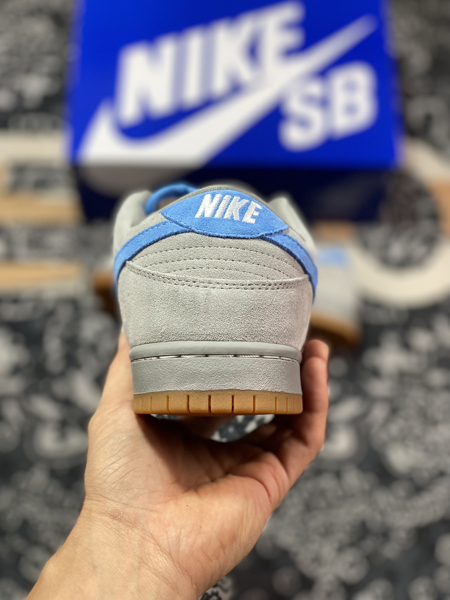 220 Nike  SB Dunk Low Pro 灰蓝生胶 304292-022