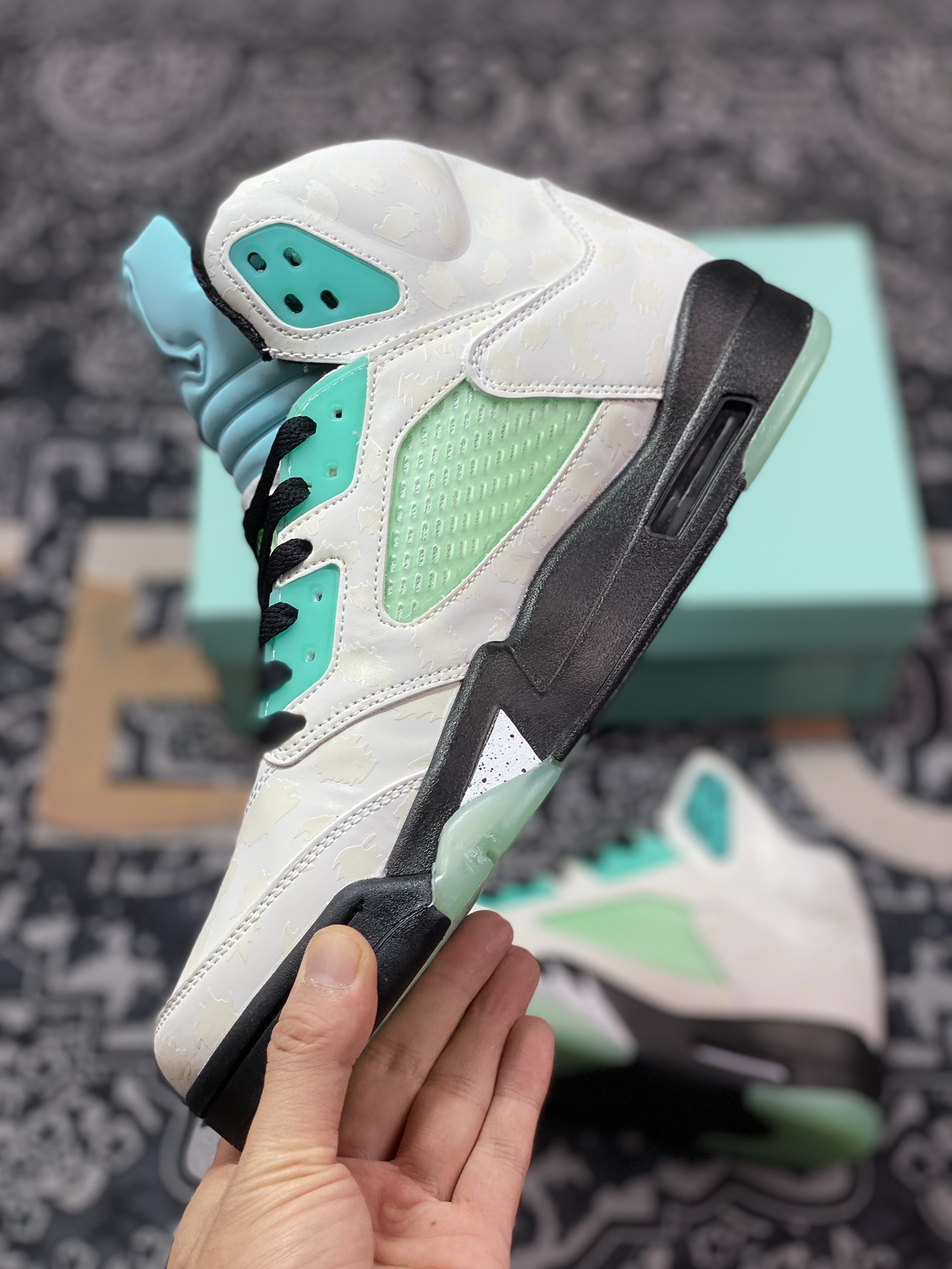 320 原厂级别Air Jordan 5 Retro "薄荷绿" AJ5 乔5 CN2932-100