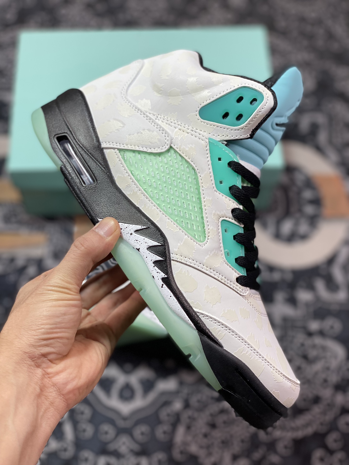 320 原厂级别Air Jordan 5 Retro "薄荷绿" AJ5 乔5 CN2932-100