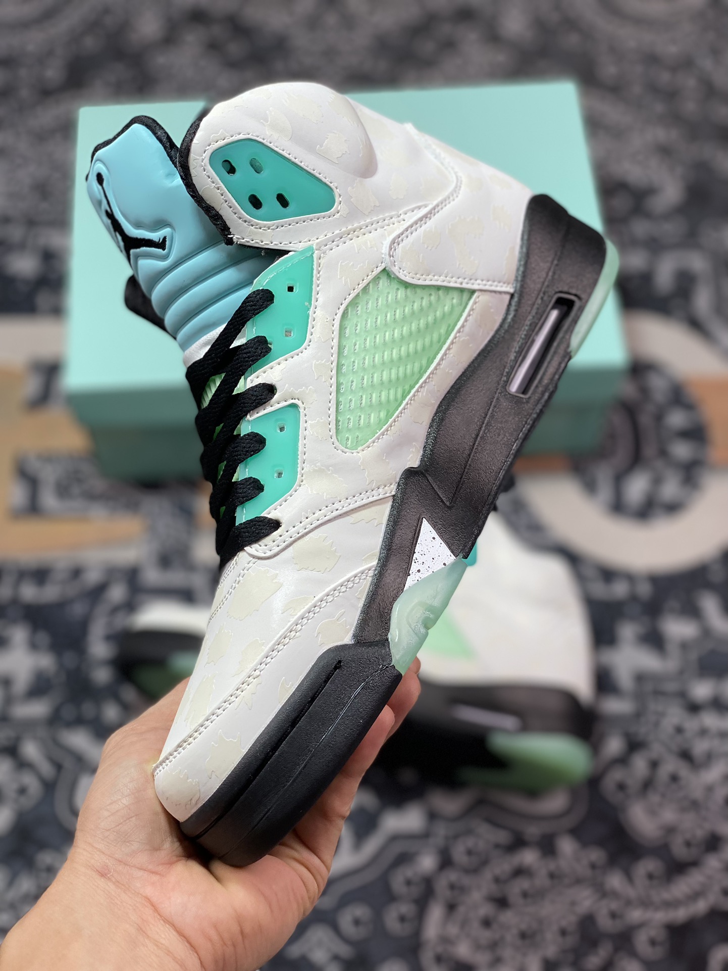 320 原厂级别Air Jordan 5 Retro "薄荷绿" AJ5 乔5 CN2932-100