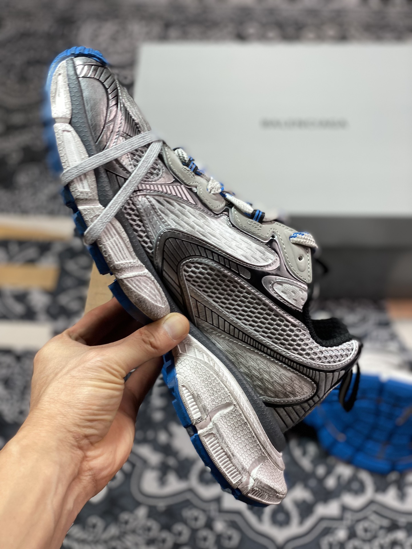 500 纯原 意产Plus版 法国高端奢侈品牌-巴黎世家BALENCIAGA 3XL Sneakers 3+系列低帮慢跑鞋