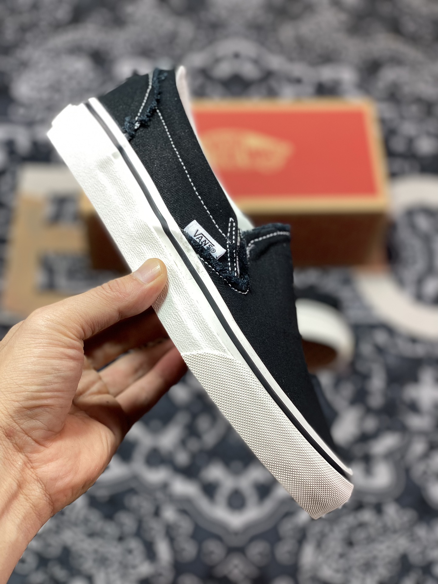 150  Vans Slip-On 一脚蹬 撕撕乐 撕撕乐腰果花