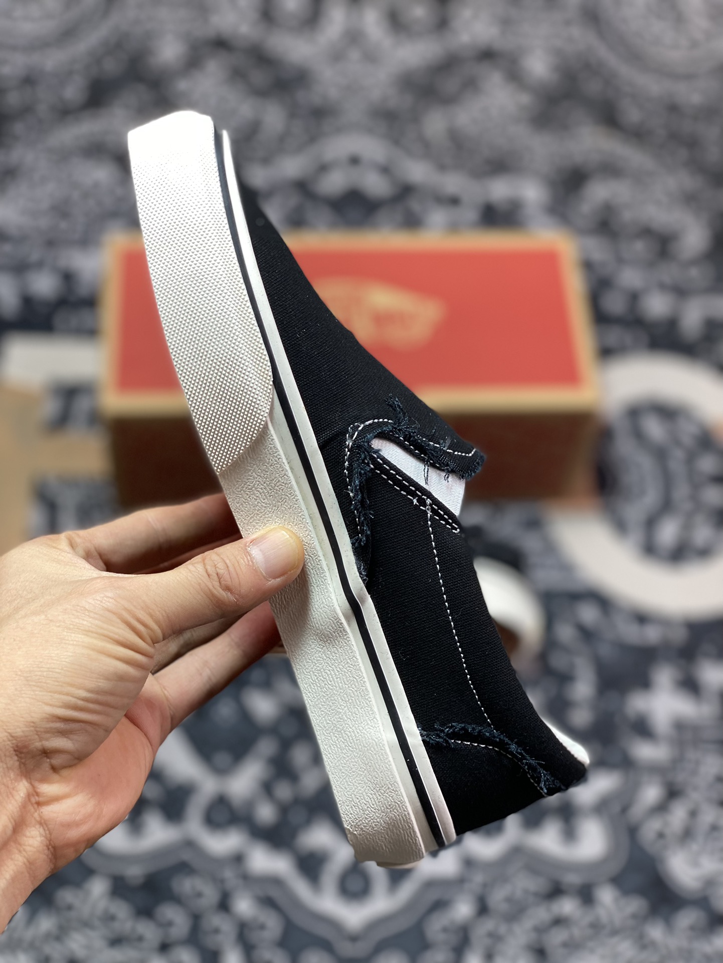 150  Vans Slip-On 一脚蹬 撕撕乐 撕撕乐腰果花