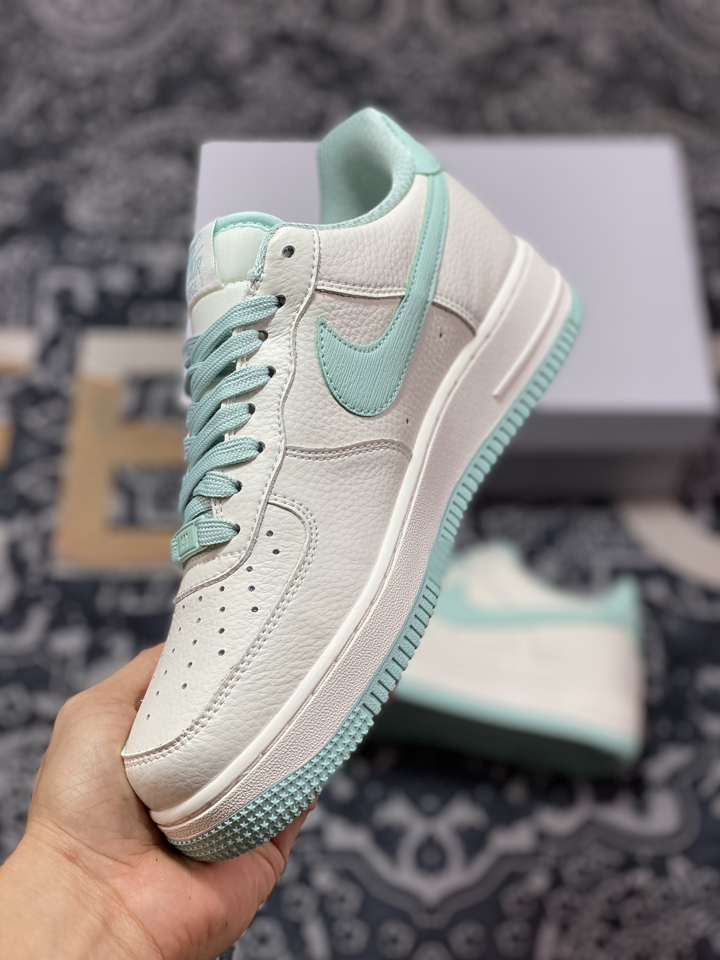 240 Nike Air Force 1’07 Low”Milk WhiteMint”空军一号经典低帮板鞋“皮革奶白薄荷绿”TP0096-266