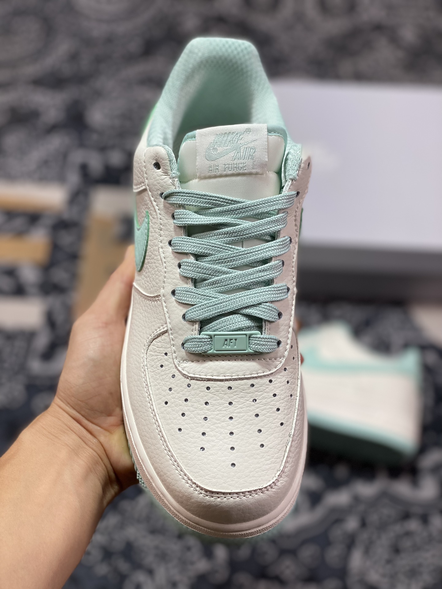 240 Nike Air Force 1’07 Low”Milk WhiteMint”空军一号经典低帮板鞋“皮革奶白薄荷绿”TP0096-266