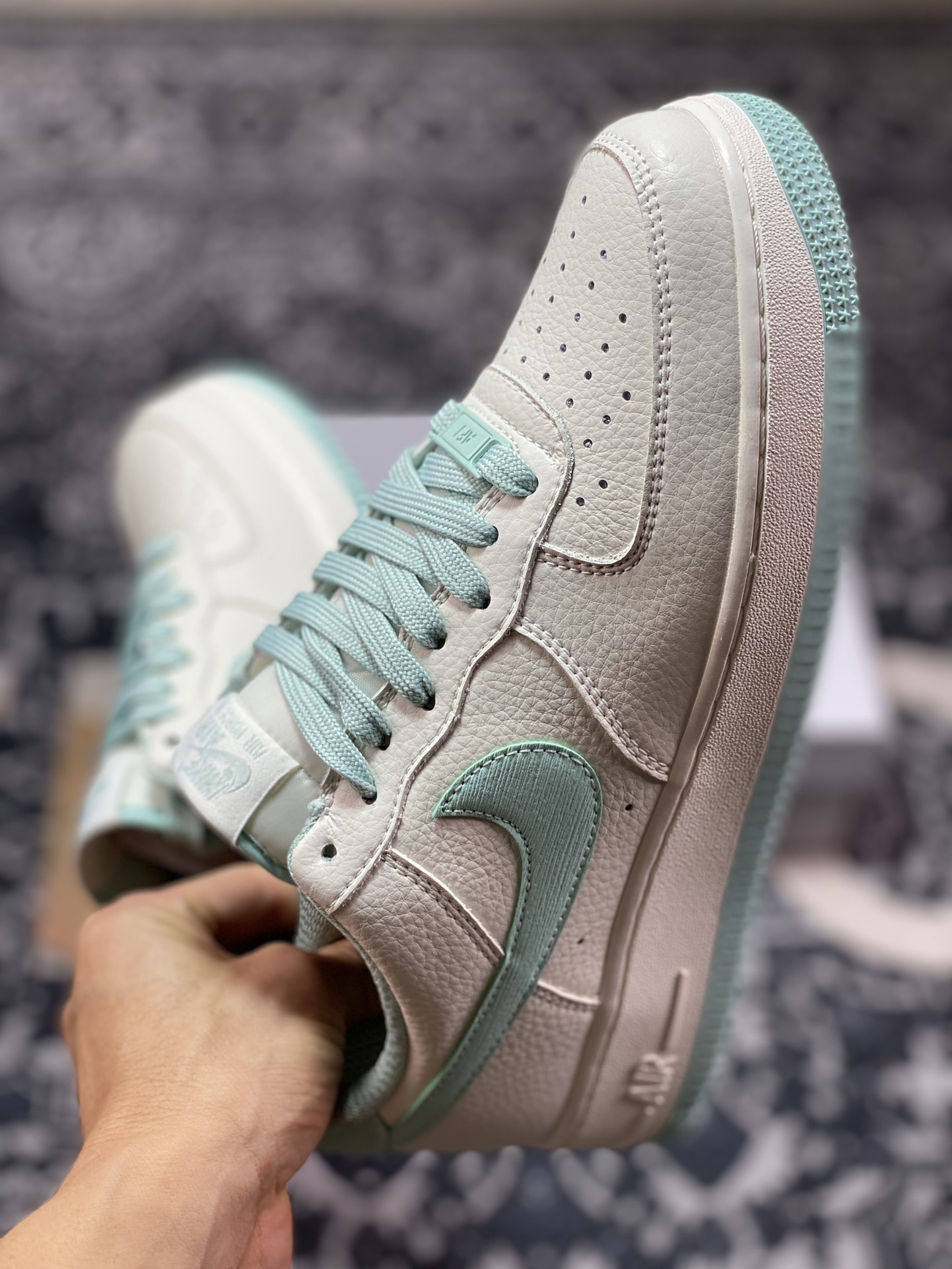 240 Nike Air Force 1’07 Low”Milk WhiteMint”空军一号经典低帮板鞋“皮革奶白薄荷绿”TP0096-266