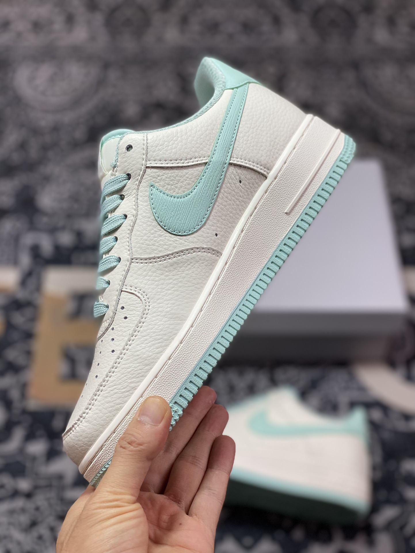 240 Nike Air Force 1’07 Low”Milk WhiteMint”空军一号经典低帮板鞋“皮革奶白薄荷绿”TP0096-266