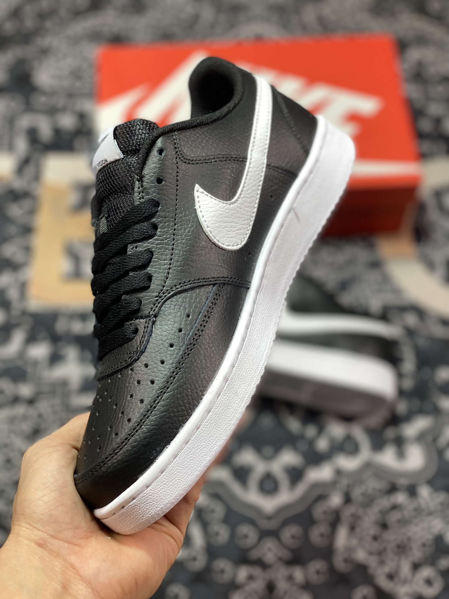 200 Nike  Court Vision Low 黑白 CD5463-001