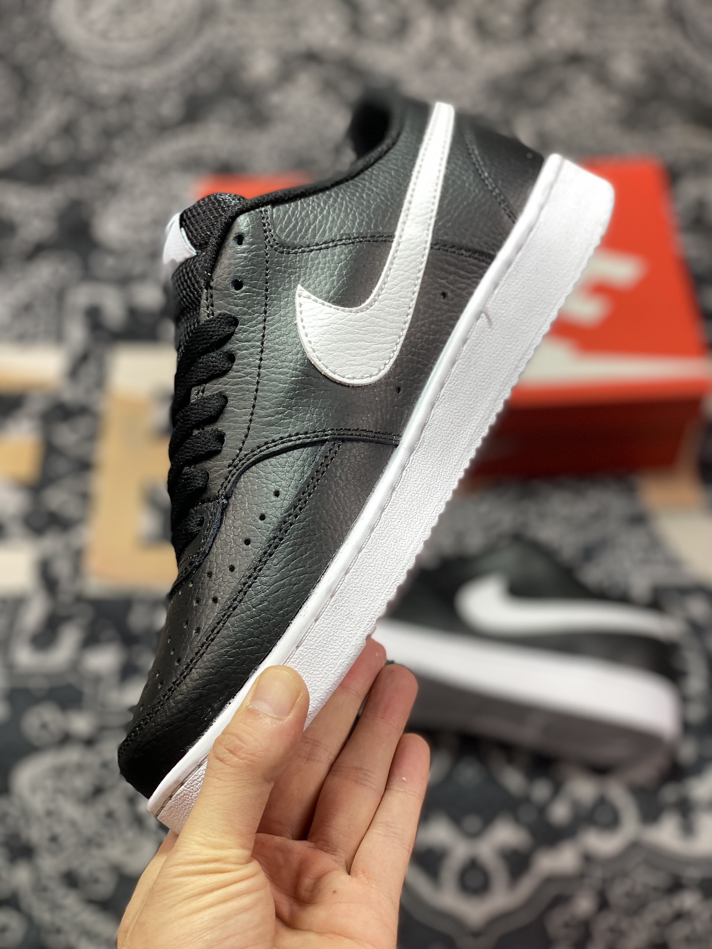 200 Nike  Court Vision Low 黑白 CD5463-001