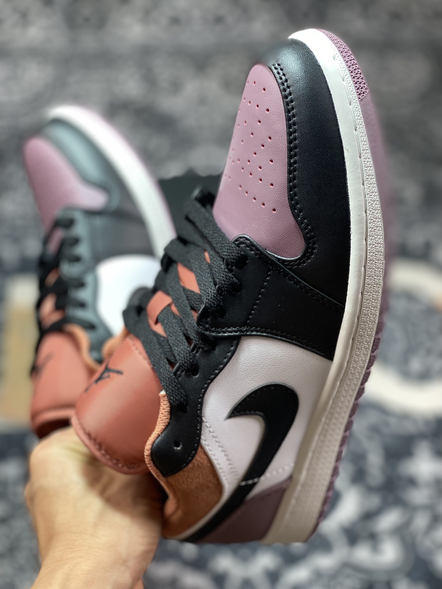 200 Air Jordan 1 Low 白褐紫 FB9907-102