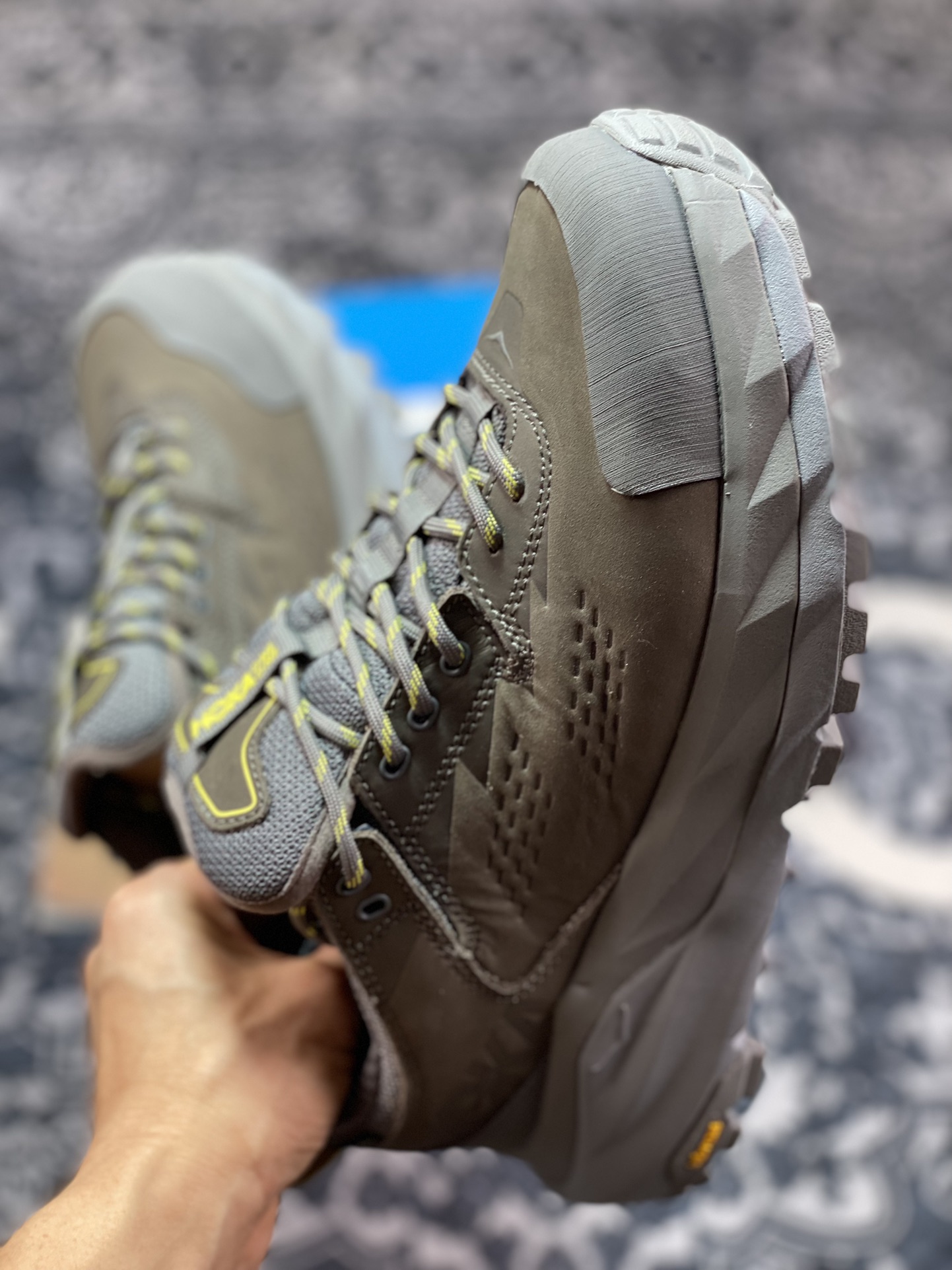 550 优选 原装级别HOKA ONE ONE Kaha Low GTX 岩灰 卡哈潮流越野登山防水户外功能鞋