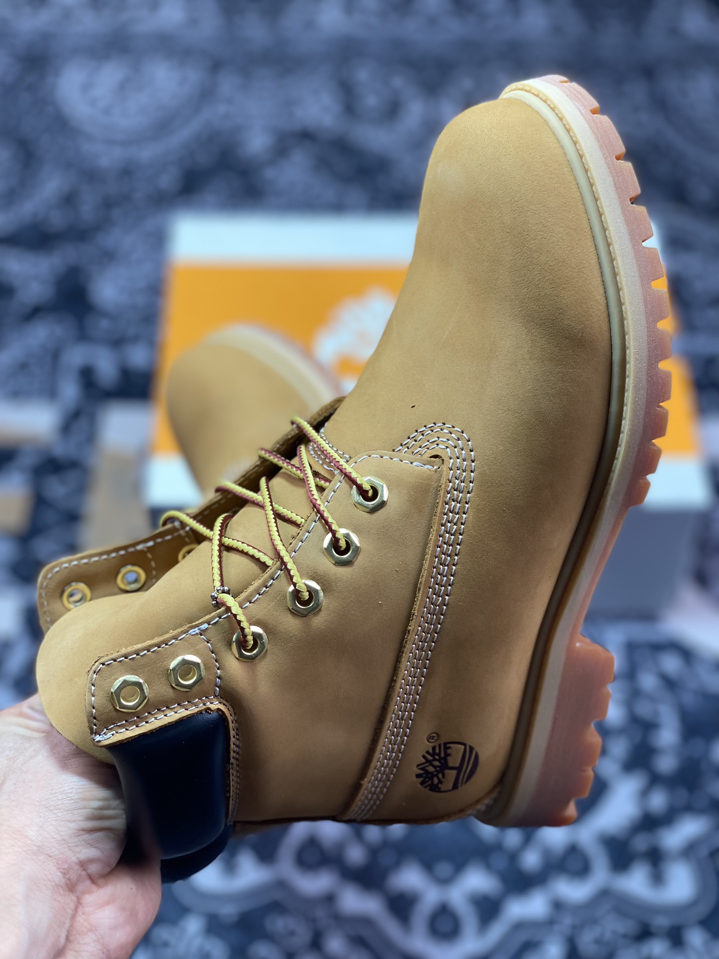 280 添柏岚Timberland 6 Inch Leather Boots添柏岚大黄靴“OG麦黄黑”TB010061 713