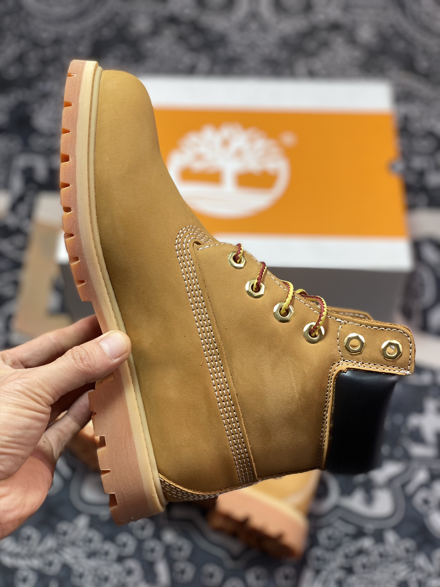 280 添柏岚Timberland 6 Inch Leather Boots添柏岚大黄靴“OG麦黄黑”TB010061 713