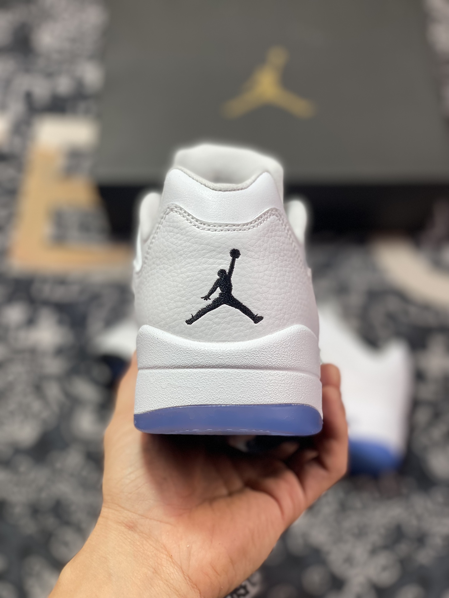 300 Air Jordan 5 Low "Wolf Grey" AJ5 乔5白银 纯原低帮篮球鞋 819172-122