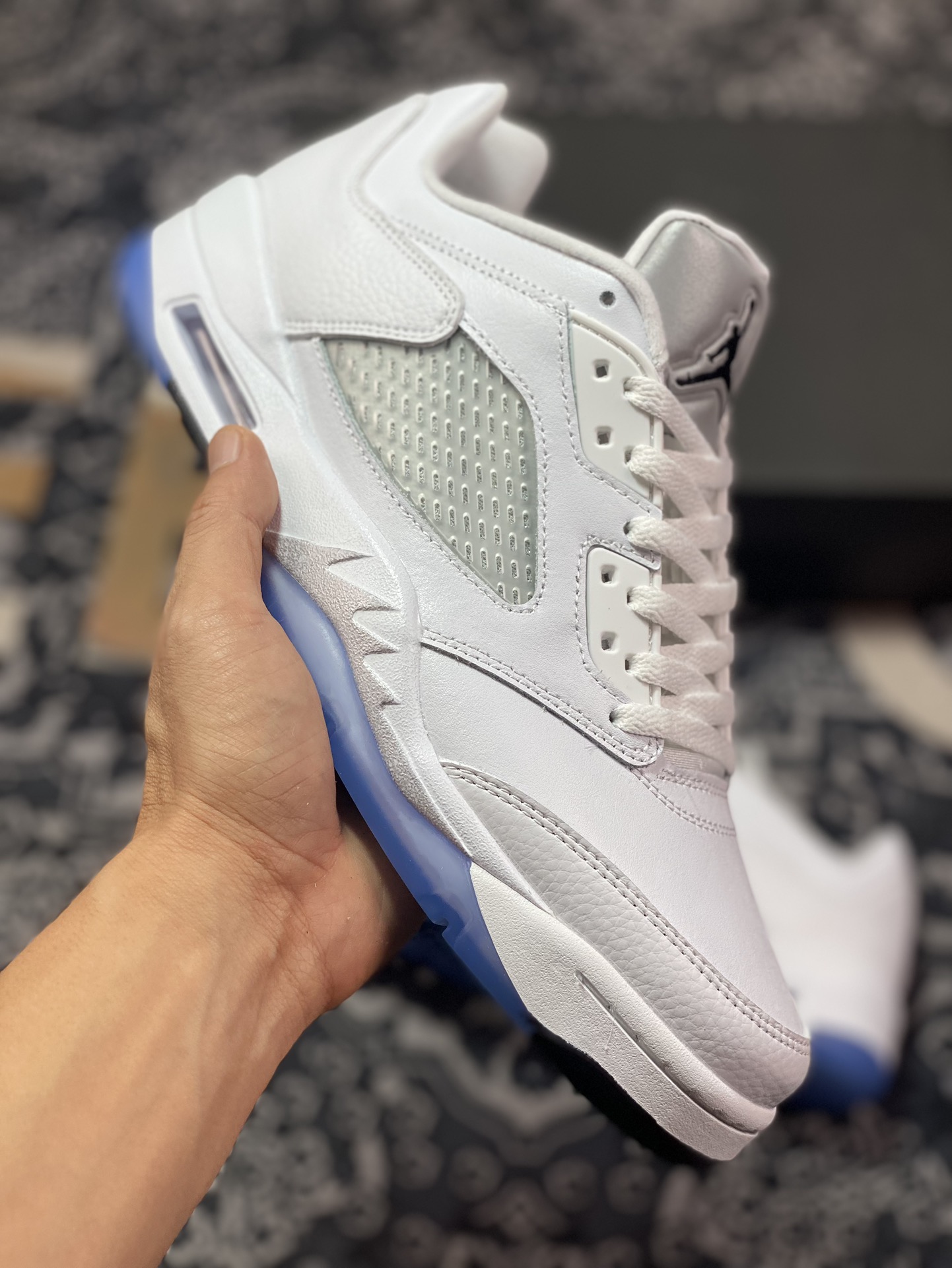 300 Air Jordan 5 Low “Wolf Grey” AJ5 乔5白银 纯原低帮篮球鞋 819172-122