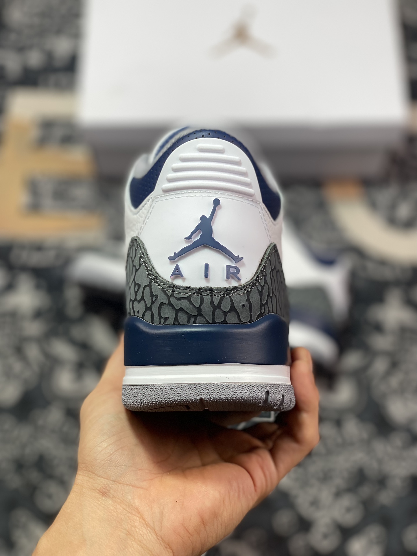 320 Air Jordan 3 Retro 白蓝 潮流复古篮球鞋 CT8532-140