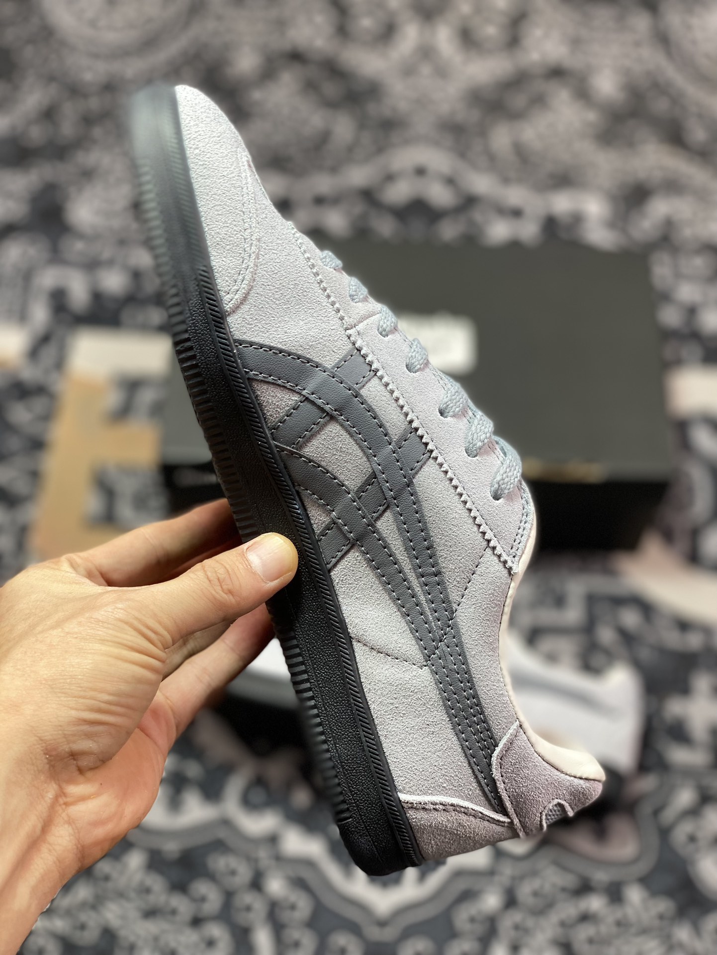 140 Asics Onitsuka Tiger Tokuten 灰黑 亚瑟士鬼冢虎男女中性复古运动板鞋 1183A907-021