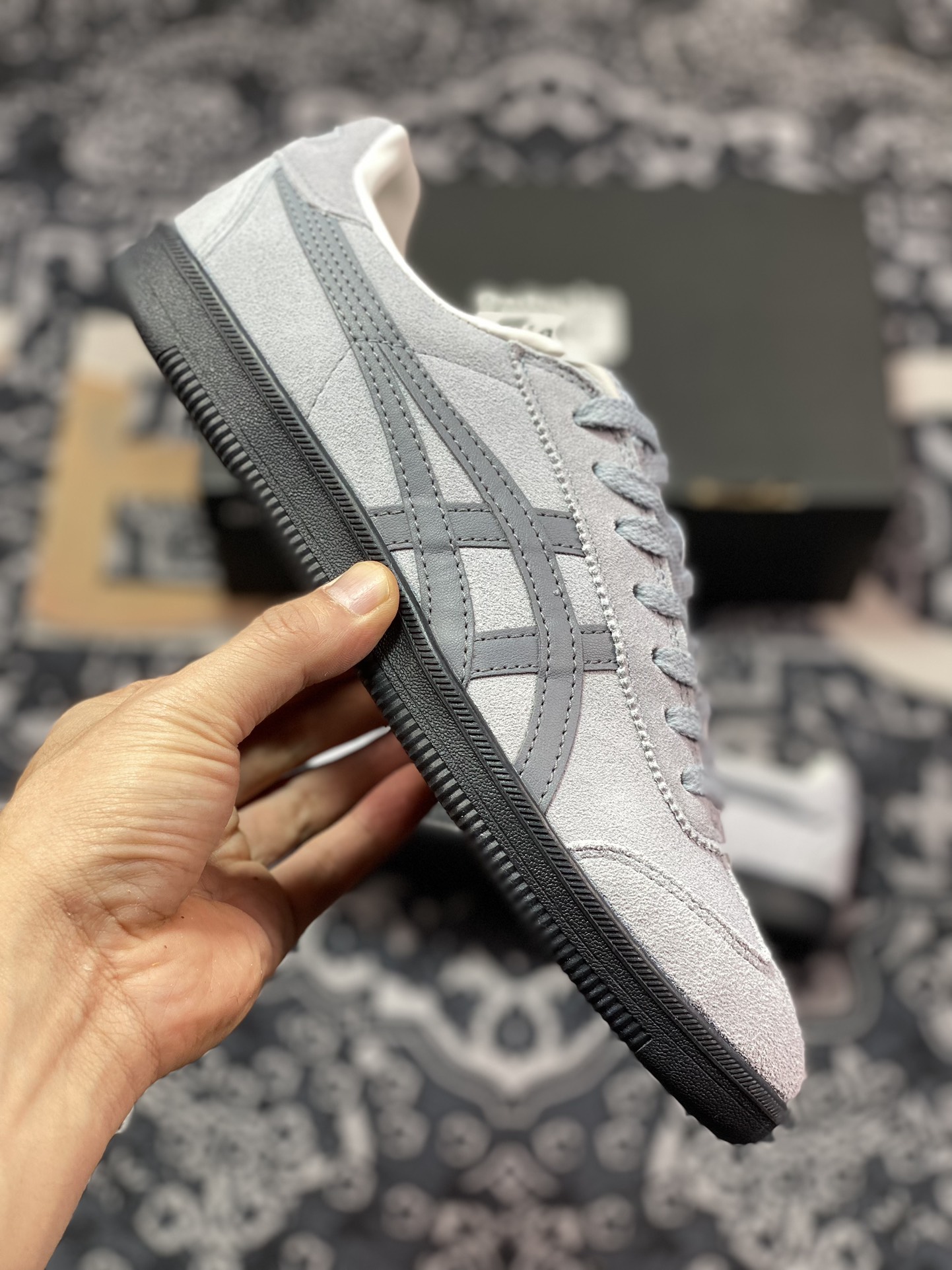 140 Asics Onitsuka Tiger Tokuten 灰黑 亚瑟士鬼冢虎男女中性复古运动板鞋 1183A907-021