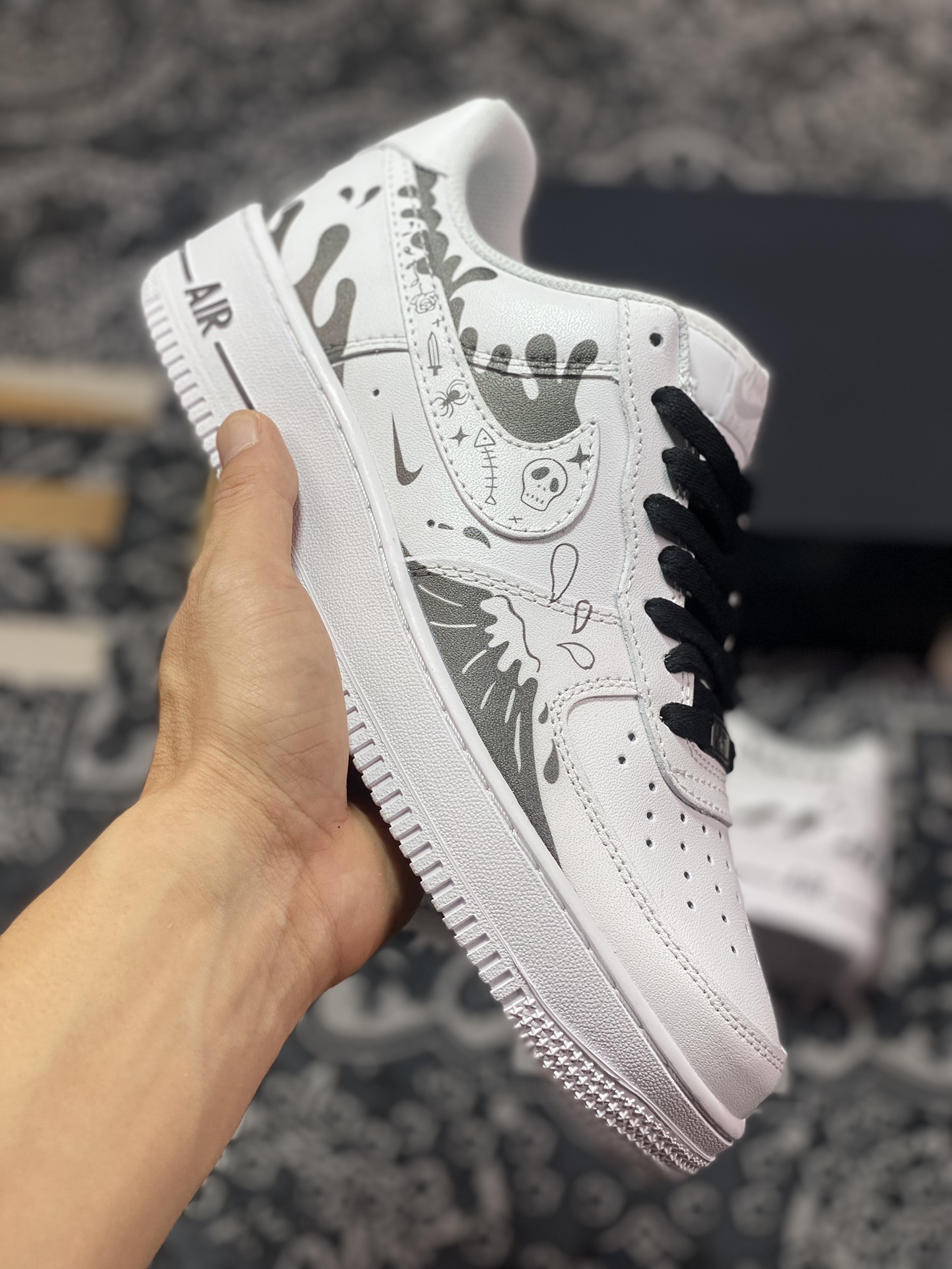 260 Air Force 1 ’07 Low 海浪白黑 AM0703-121