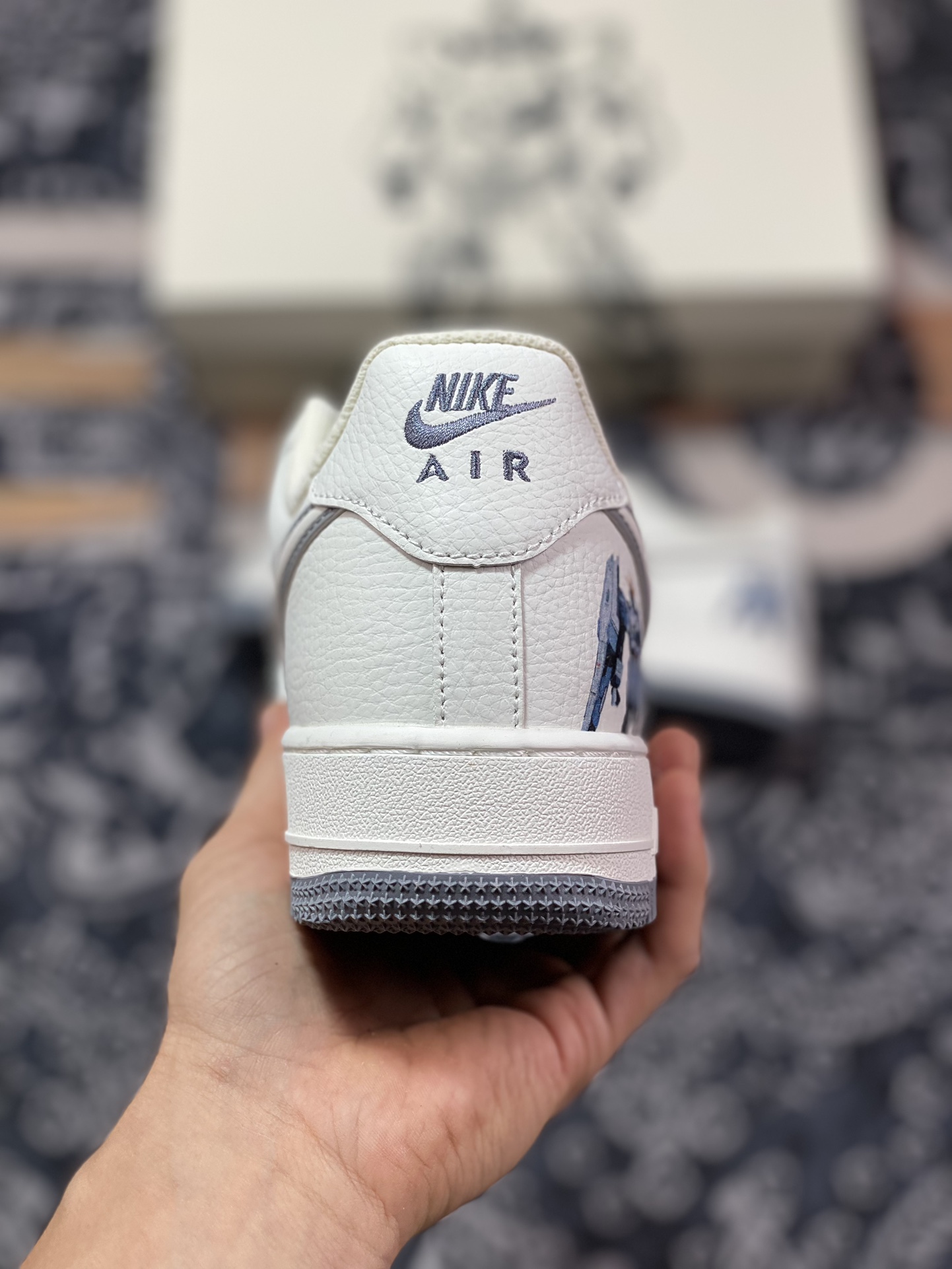 220 Nk Air Force 1'07 Low 高达主题 经典白灰空军一号低帮休闲板鞋 GA1512-885