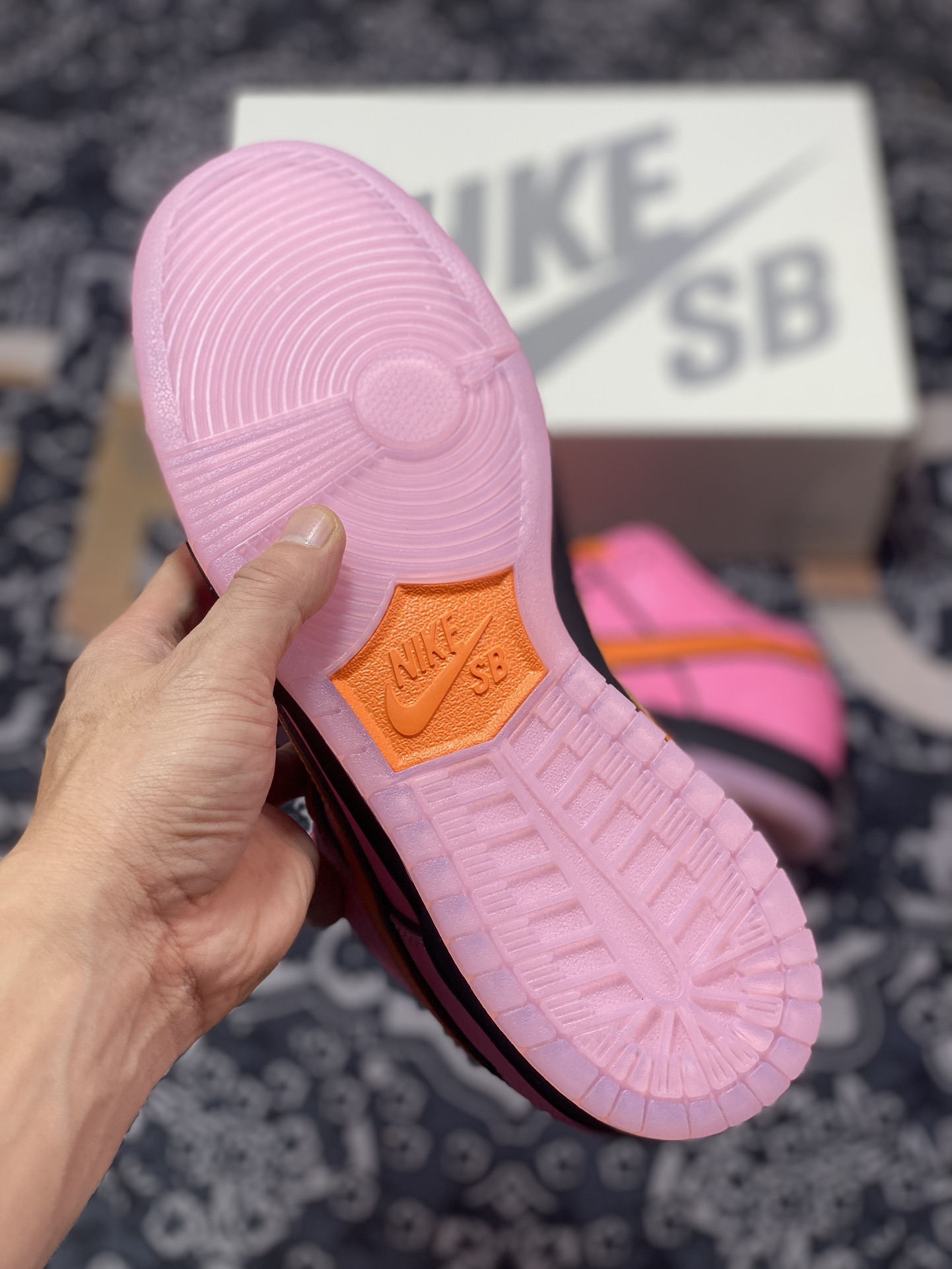 The Powerpuff Girls x Nike SB Dunk Low Pro ”Blossom” dunk shoes ”Joint pink and orange flowers” FD2631-600