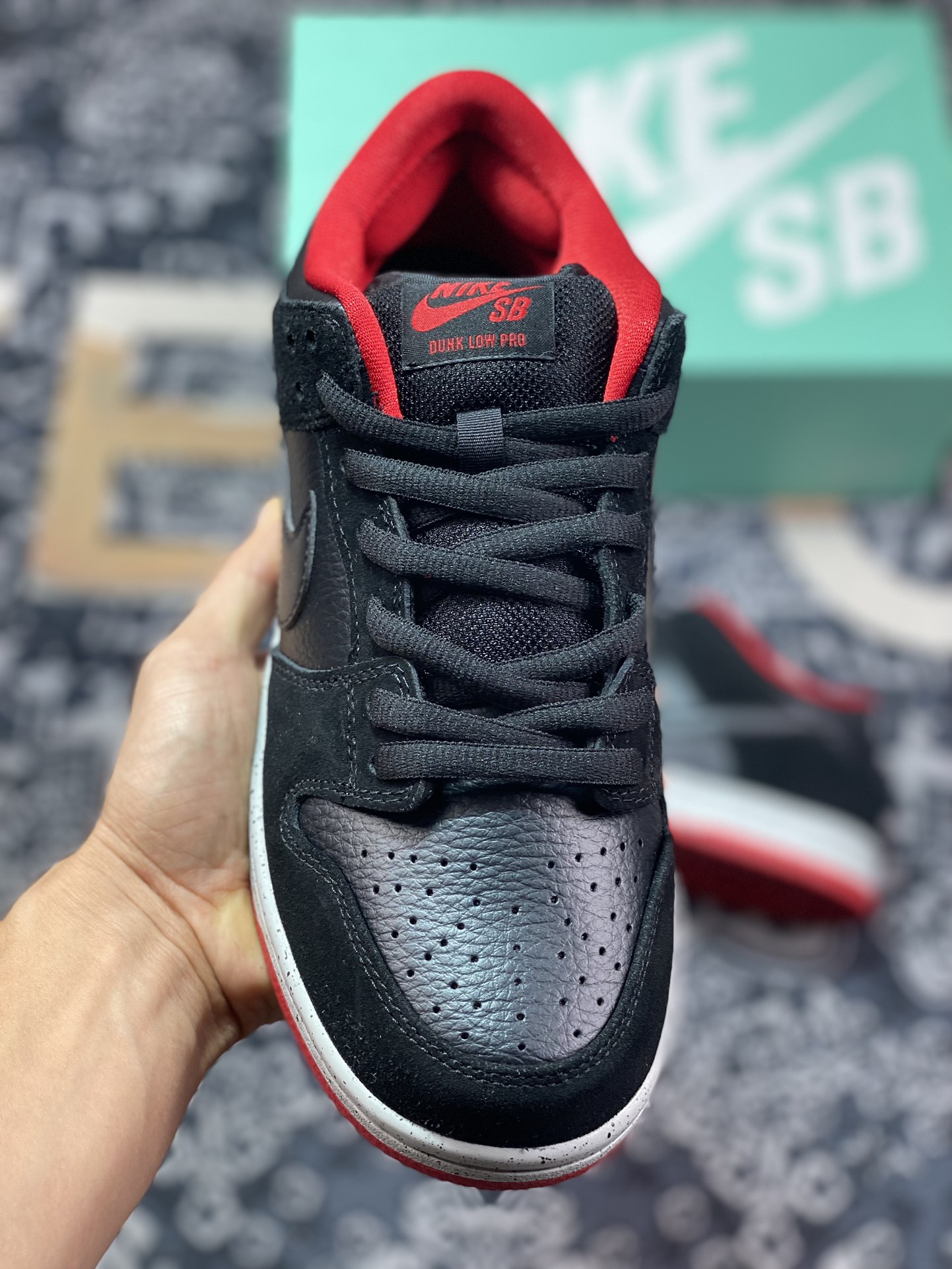 220 Nike  Dunk SB Low Black Cement 黑水泥 低帮休闲运动板鞋 304292-050