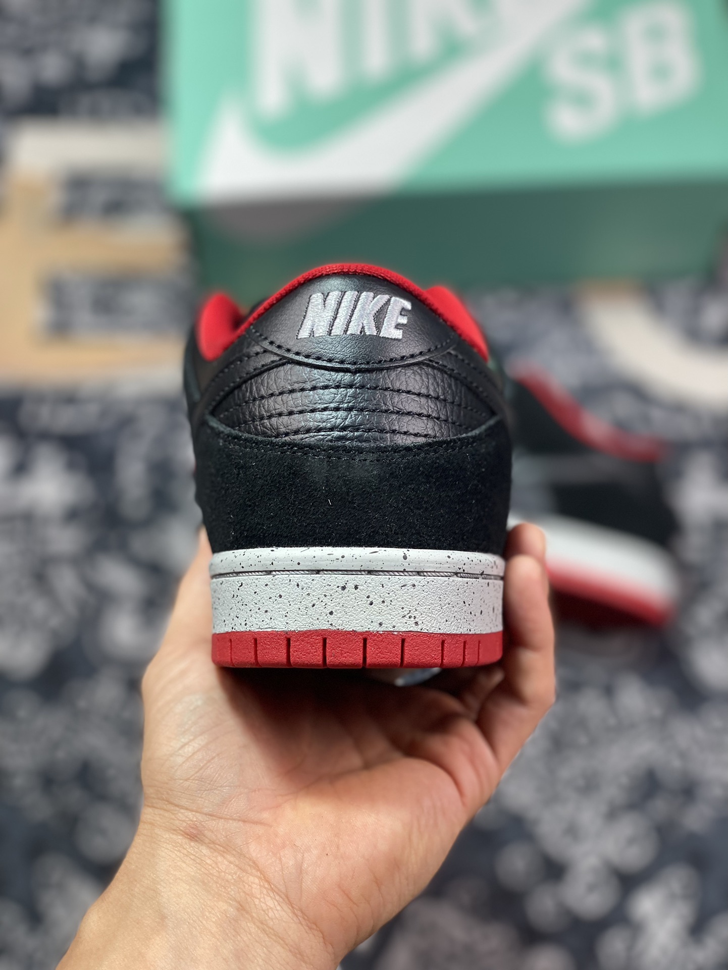 220 Nike  Dunk SB Low Black Cement 黑水泥 低帮休闲运动板鞋 304292-050