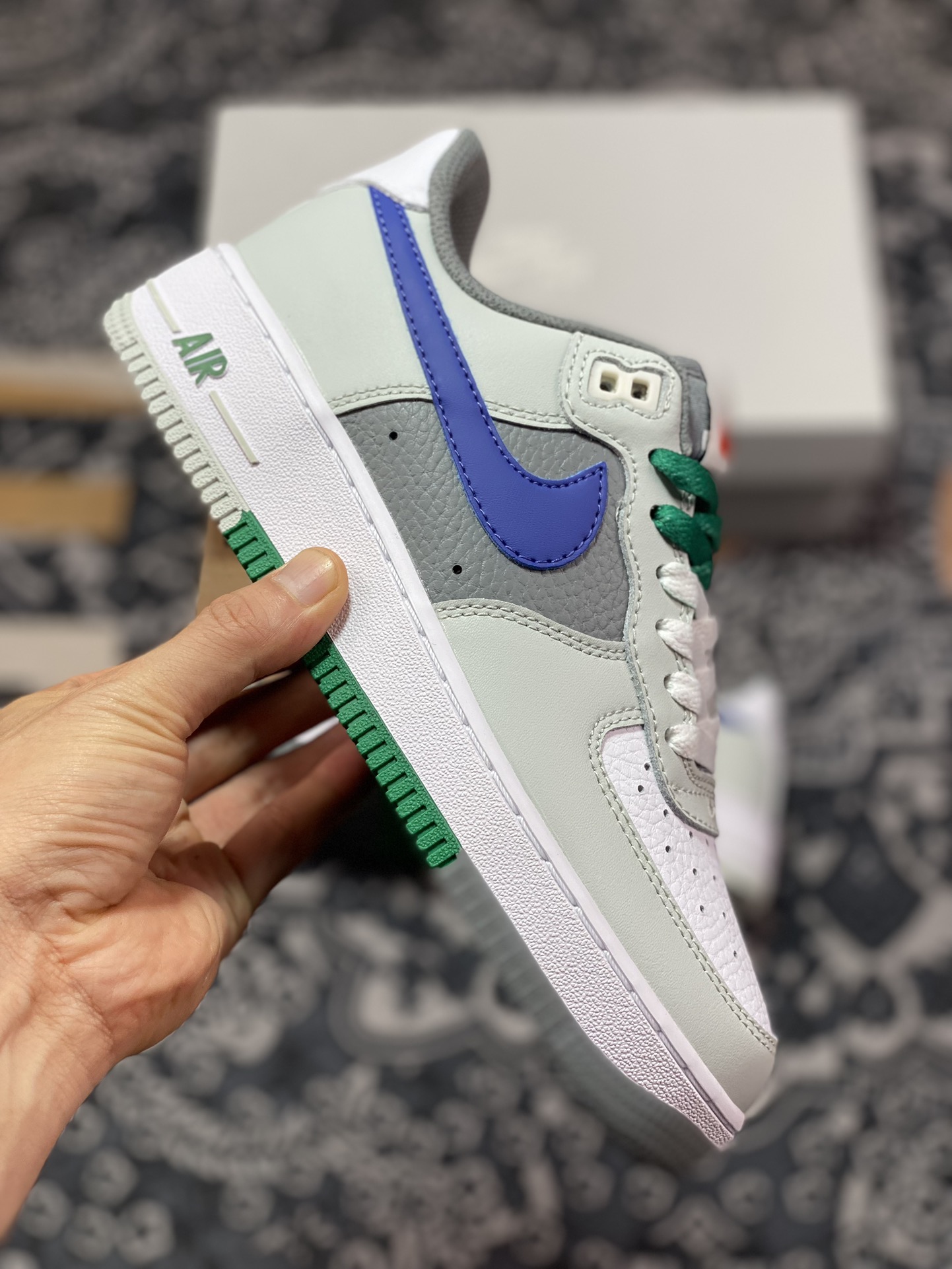 200 Air Force 1 '07 Low 灰绿蓝钩 FB9035-001