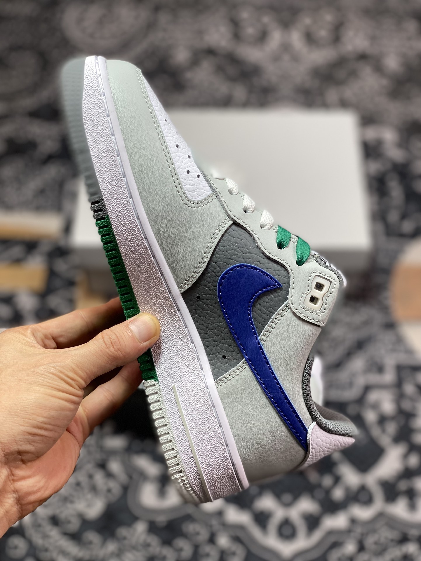 200 Air Force 1 '07 Low 灰绿蓝钩 FB9035-001