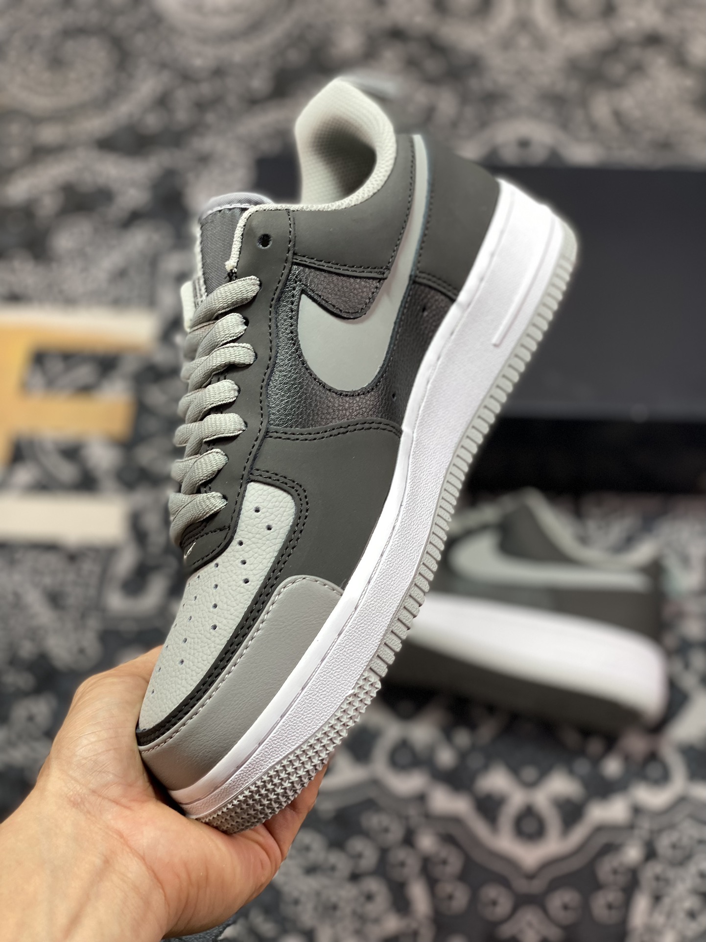 240 Air Force 1 '07 Low 影子灰二代 BQ6818-009