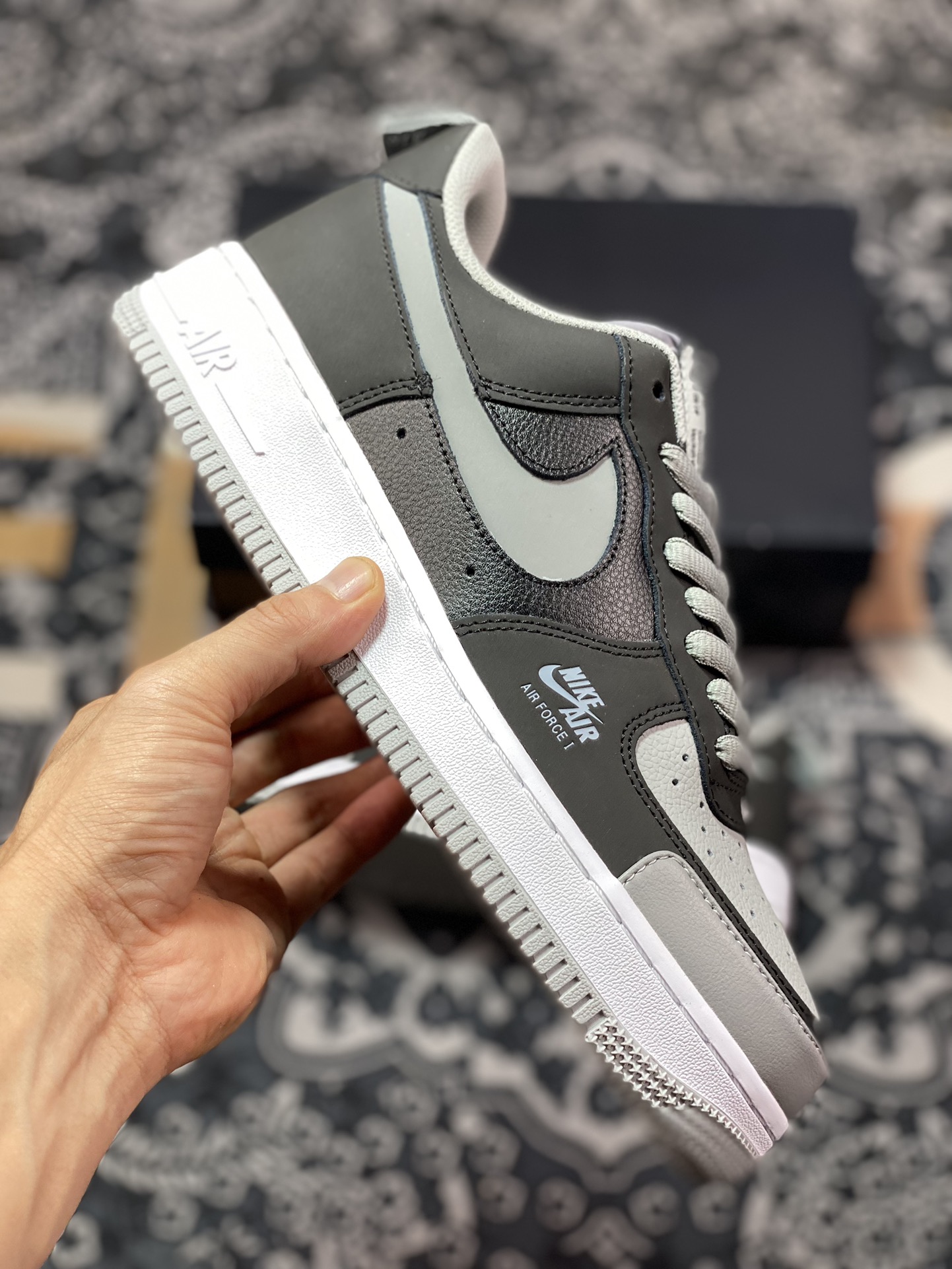 240 Air Force 1 '07 Low 影子灰二代 BQ6818-009