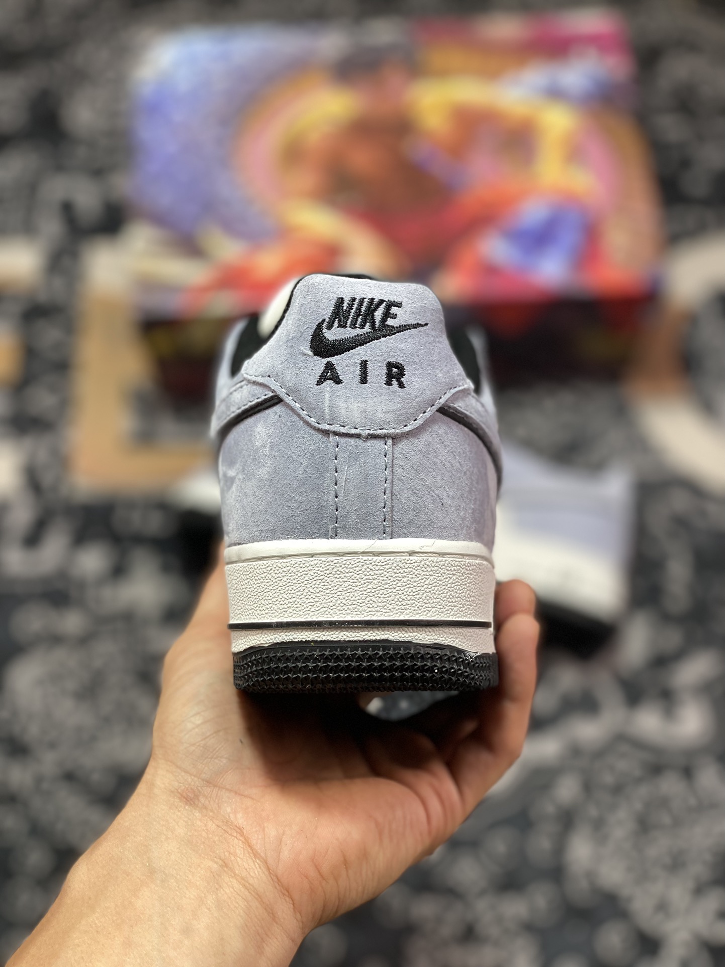 260 Air Force 1'07 Low Retro SP空军一号低帮板鞋“麂皮浅兰紫白灰黑”LF8989-444