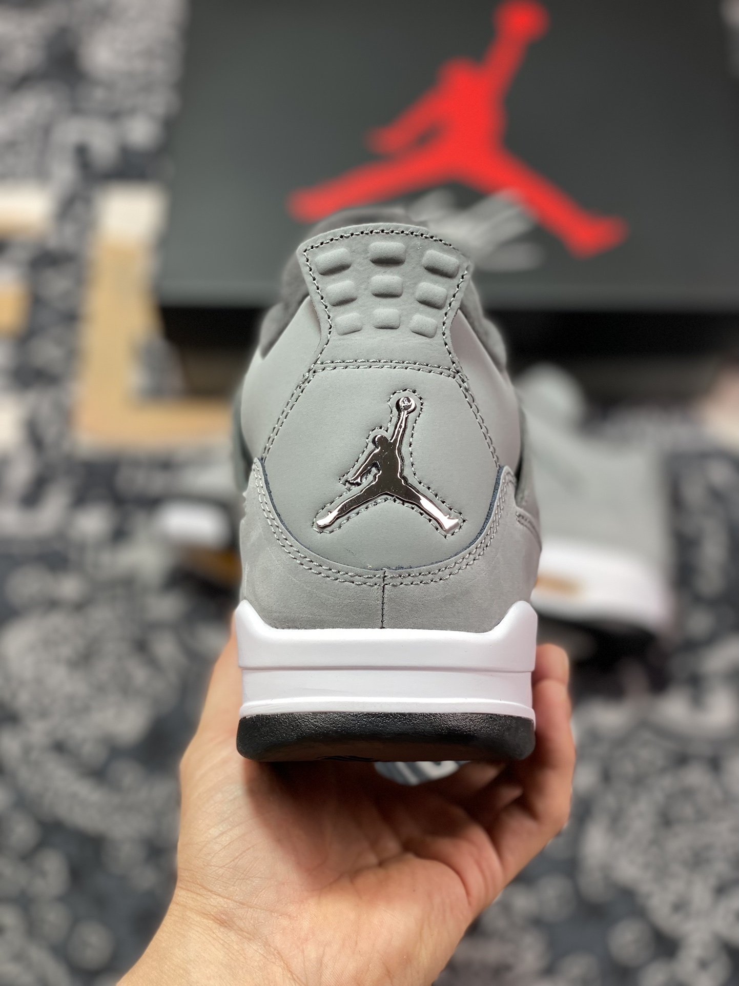 380 New 绿X 巅峰版本 全新升级 Air Jordan 4 酷灰 308497-007