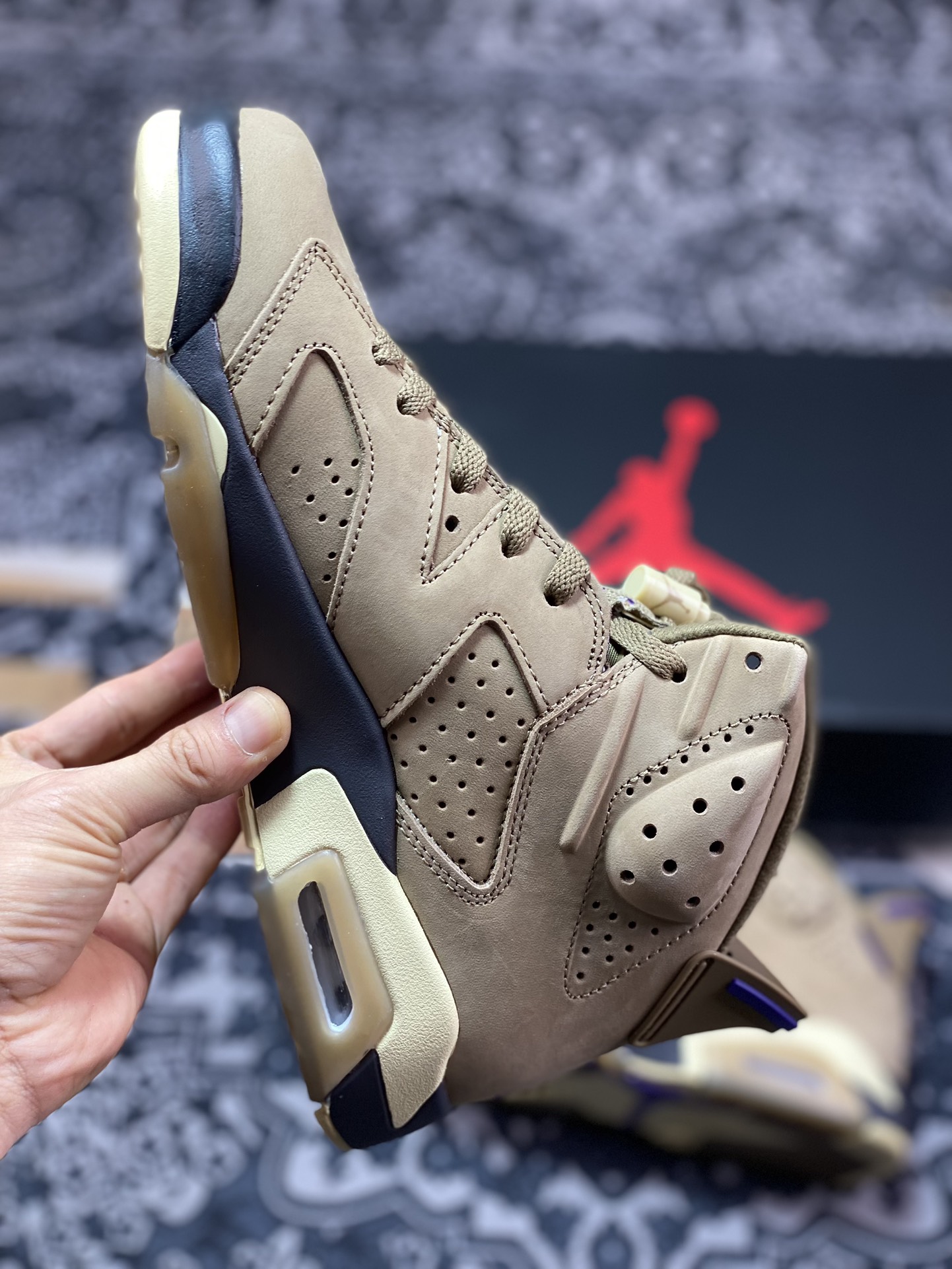 Best Original Air Jordan AJ6 Retro Waterproof Brown FD1643-300