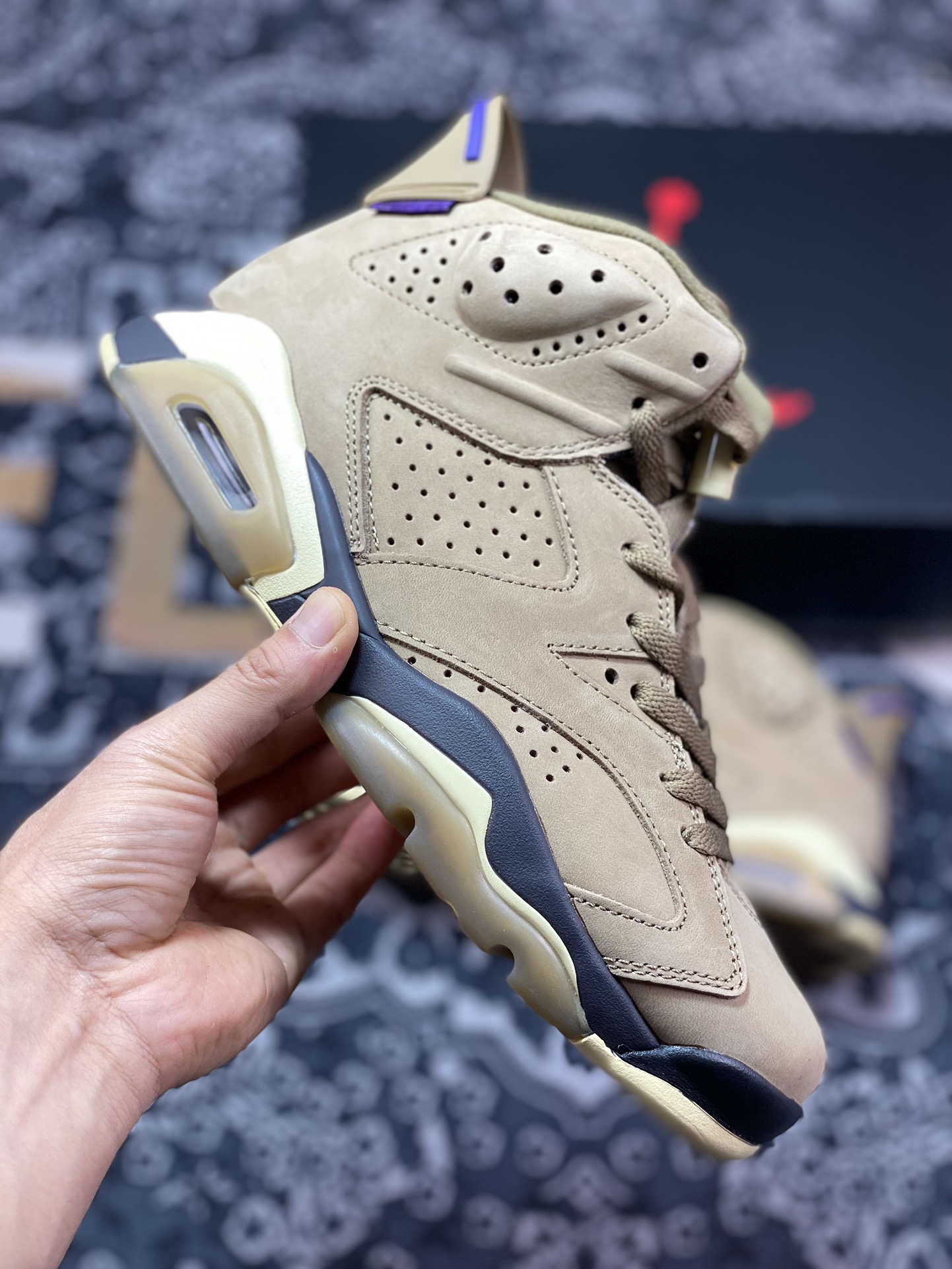 Best Original Air Jordan AJ6 Retro Waterproof Brown FD1643-300